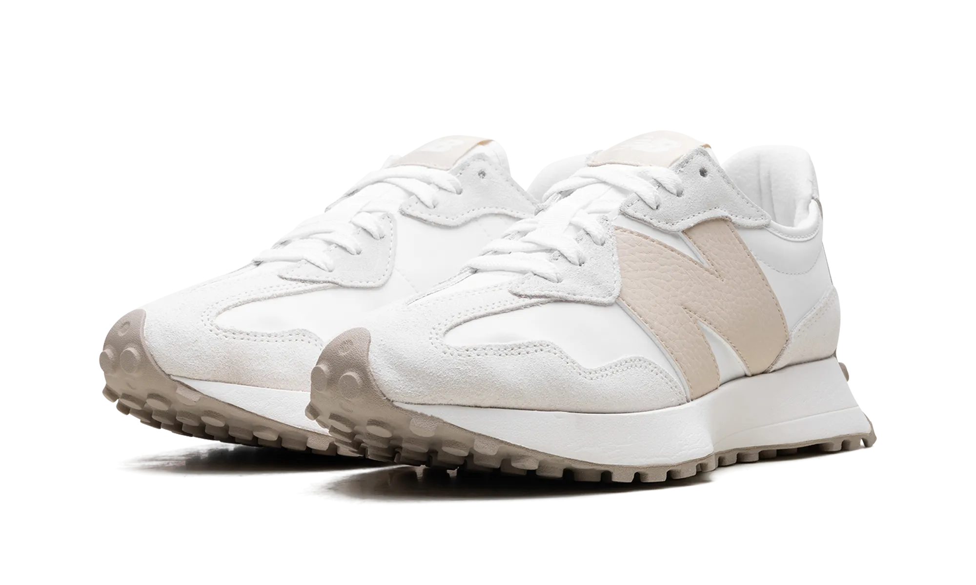 Silver New Balance Sneakers 327 WMNS "Salt/Sand"