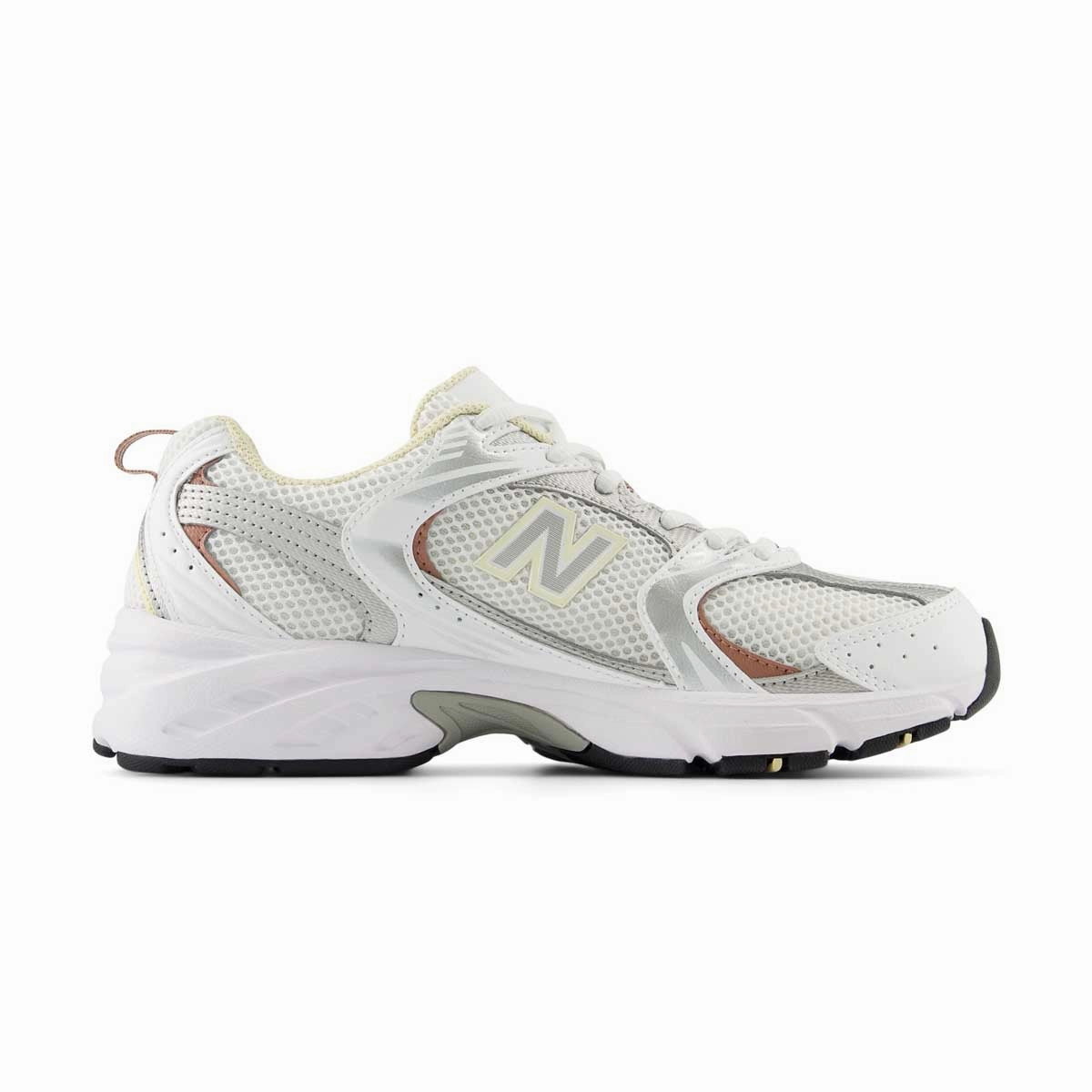 Kids' New Balance 530 'White Silver Metallic Calcium'