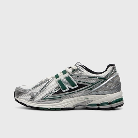 New Balance 1906 Silver Metallic / Night Watch Green New Balance Mary Janes