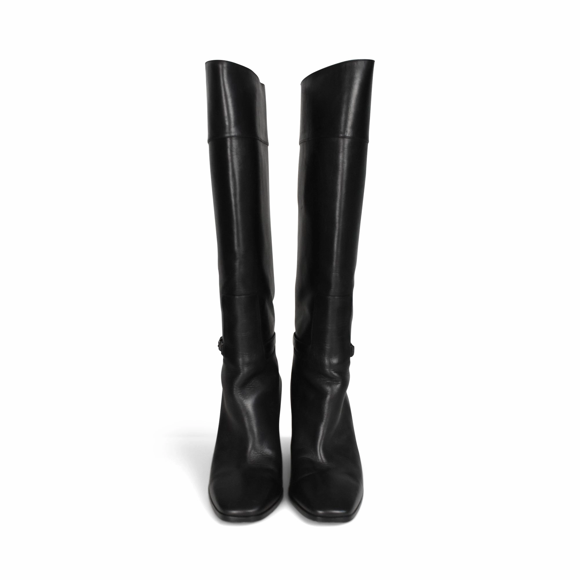 Knee High Boots Lug Sole Christian Louboutin 'Mervillon 85' Boots - Women's 39