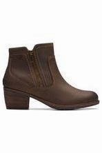 Clarks Boots Neva Zip in Taupe Leather Dansko Boots