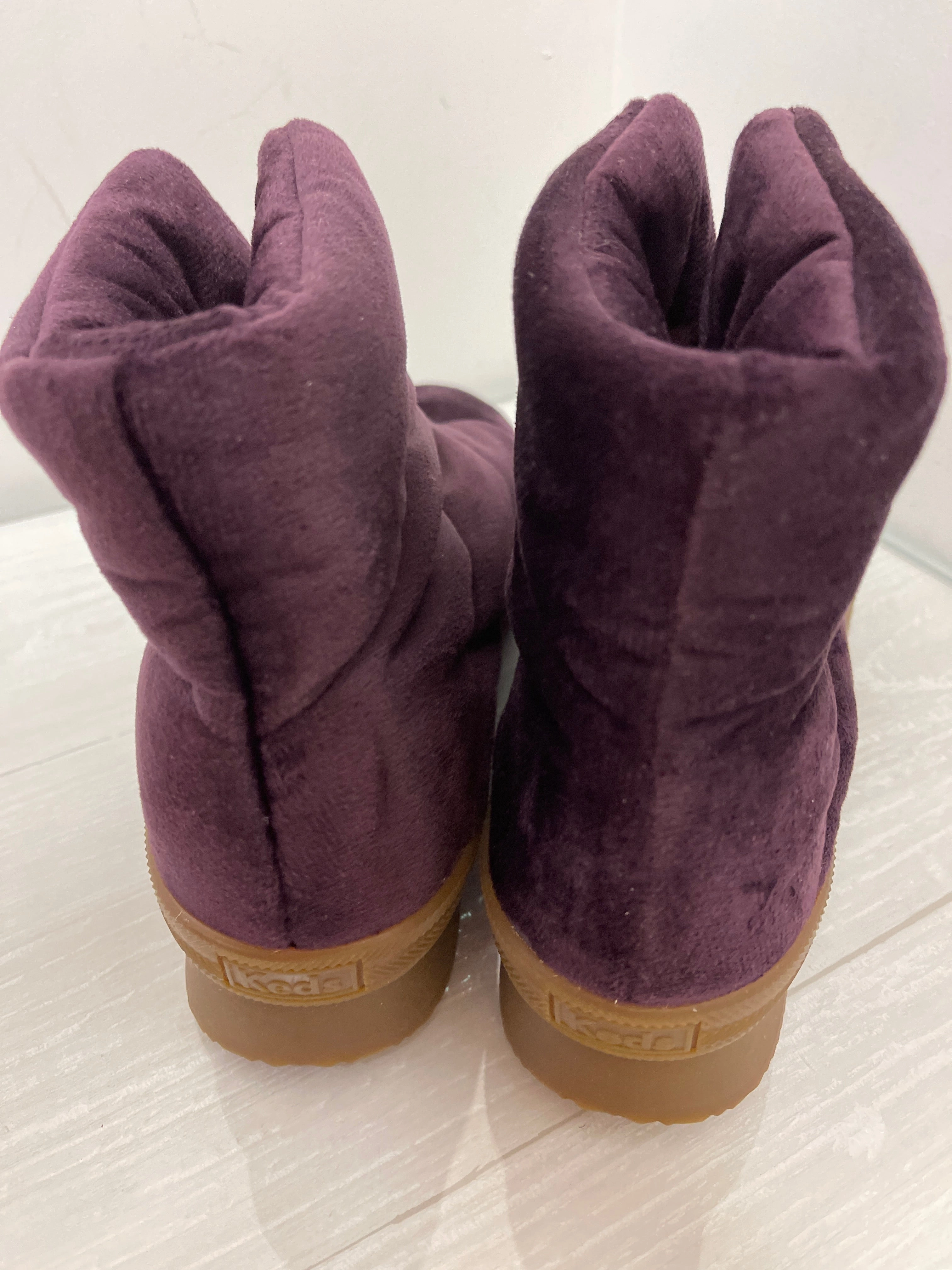 Boots Ankle Flats By Keds In Purple, Size: 9 Best Leather Hiking Boots