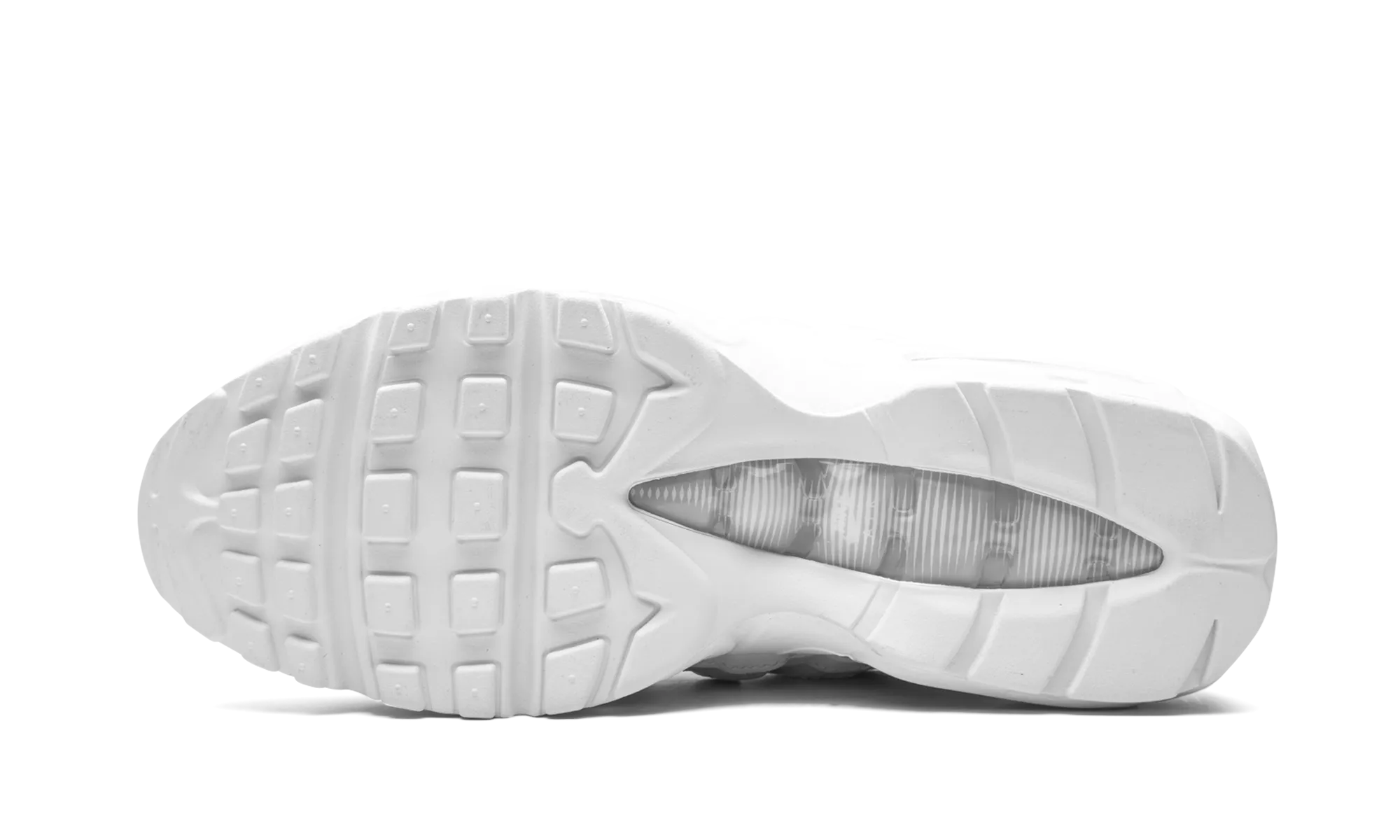 Air Max 95 "Triple White" Shoes Without Laces Nike