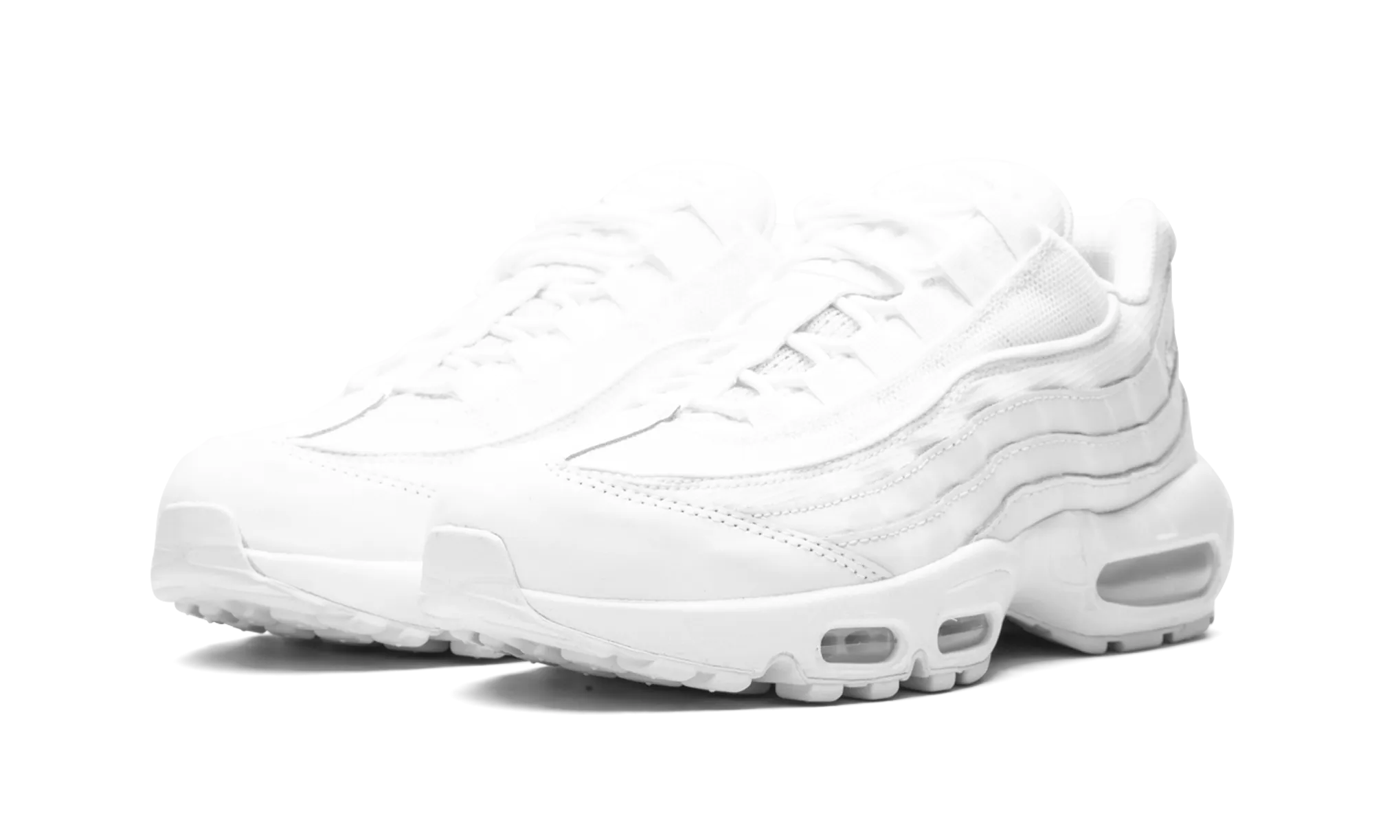 Iowa Hawkeye Nike Shoes Air Max 95 "Triple White"