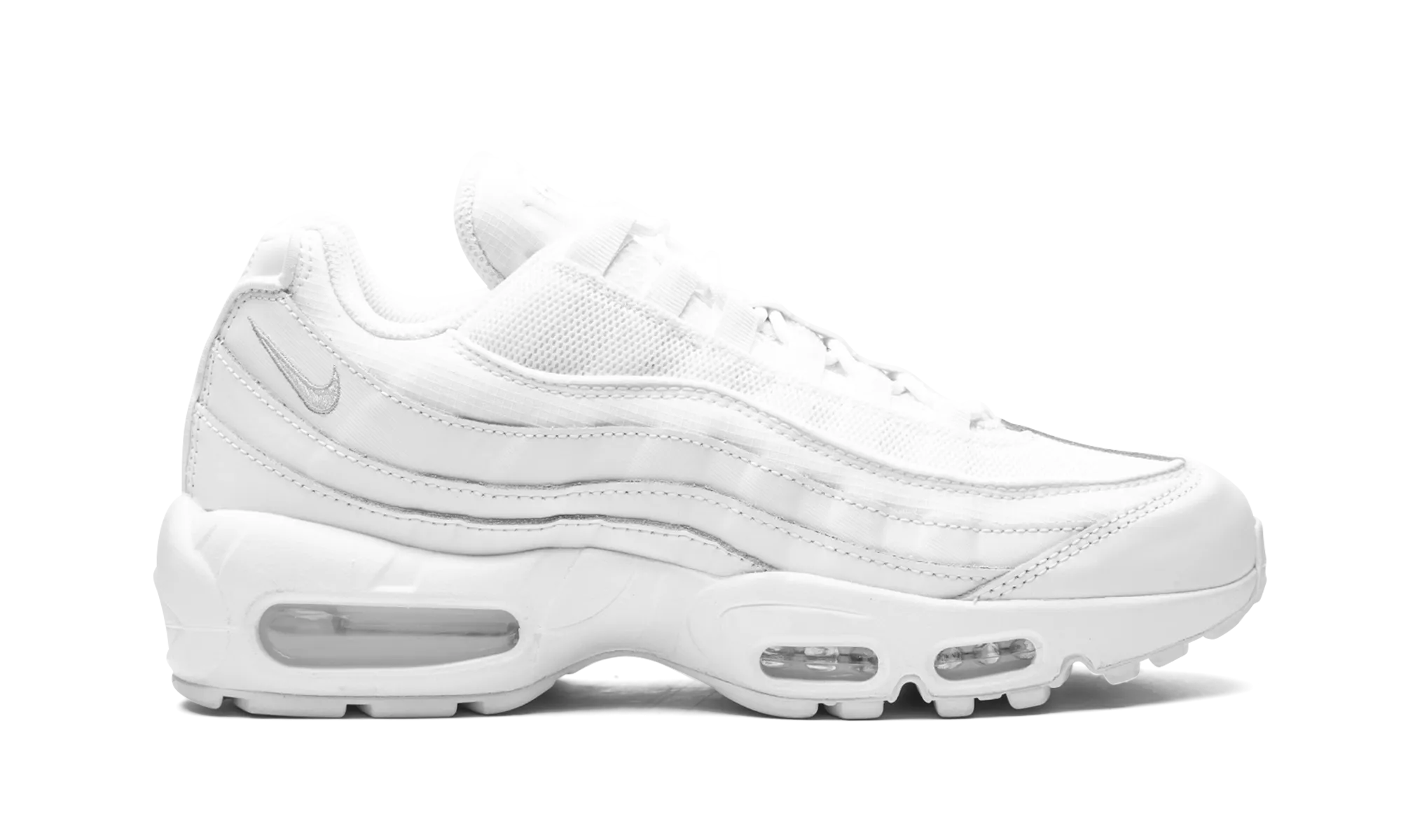 Gold Nike Shoes Air Max 95 "Triple White"