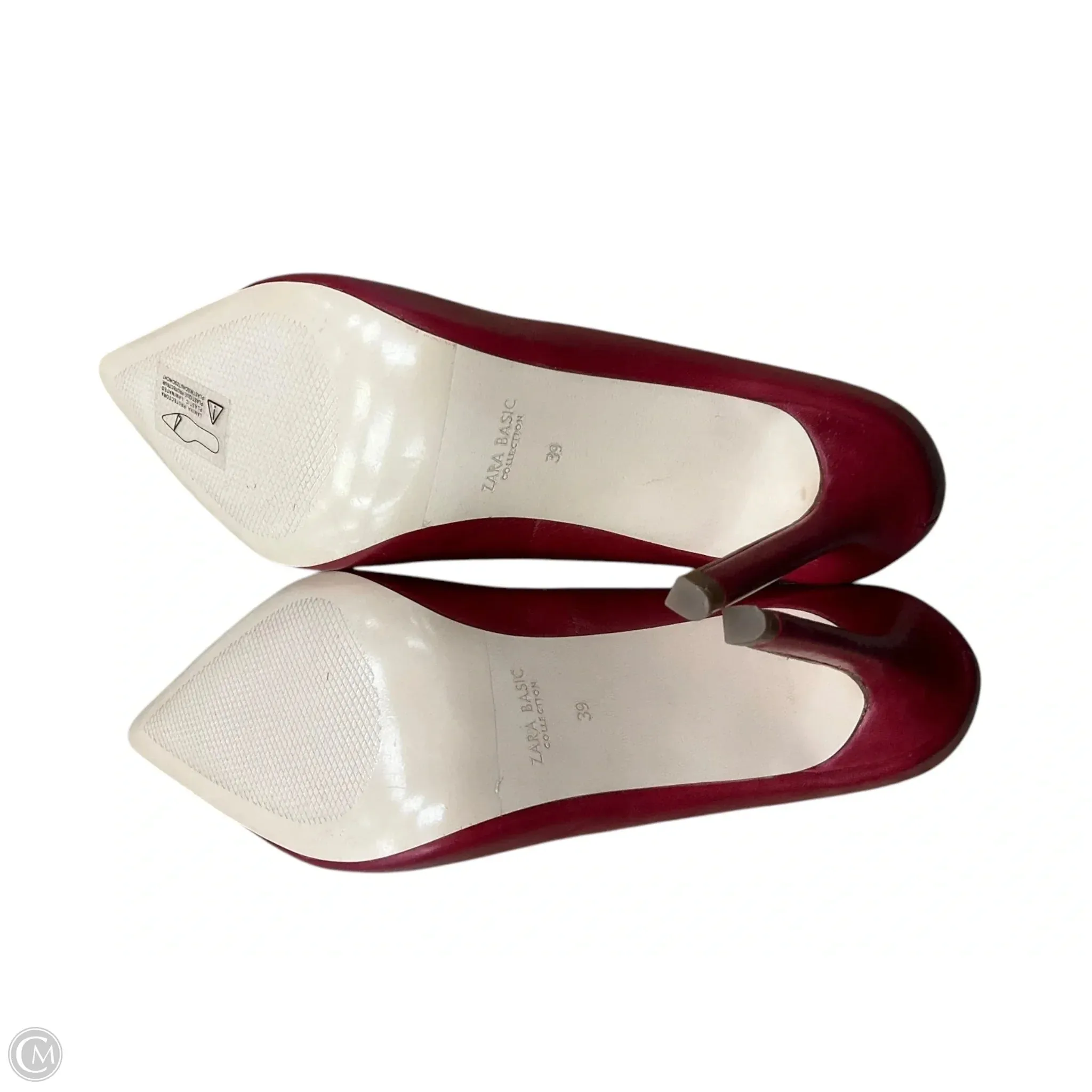 Shoes Heels Stiletto By Zara Basic In Red, Size: 8.5 Casual Shoes Teenagers