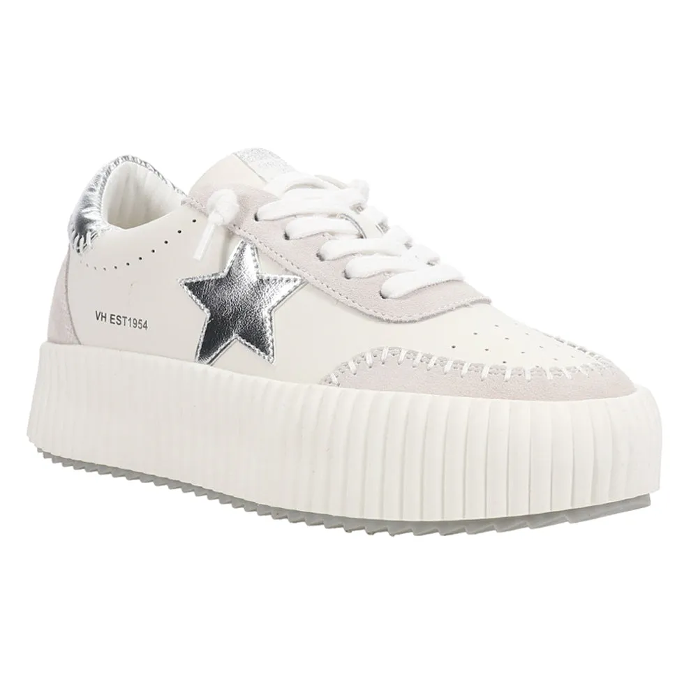 Blaze Metallic Platform Sneakers French Casual Shoes