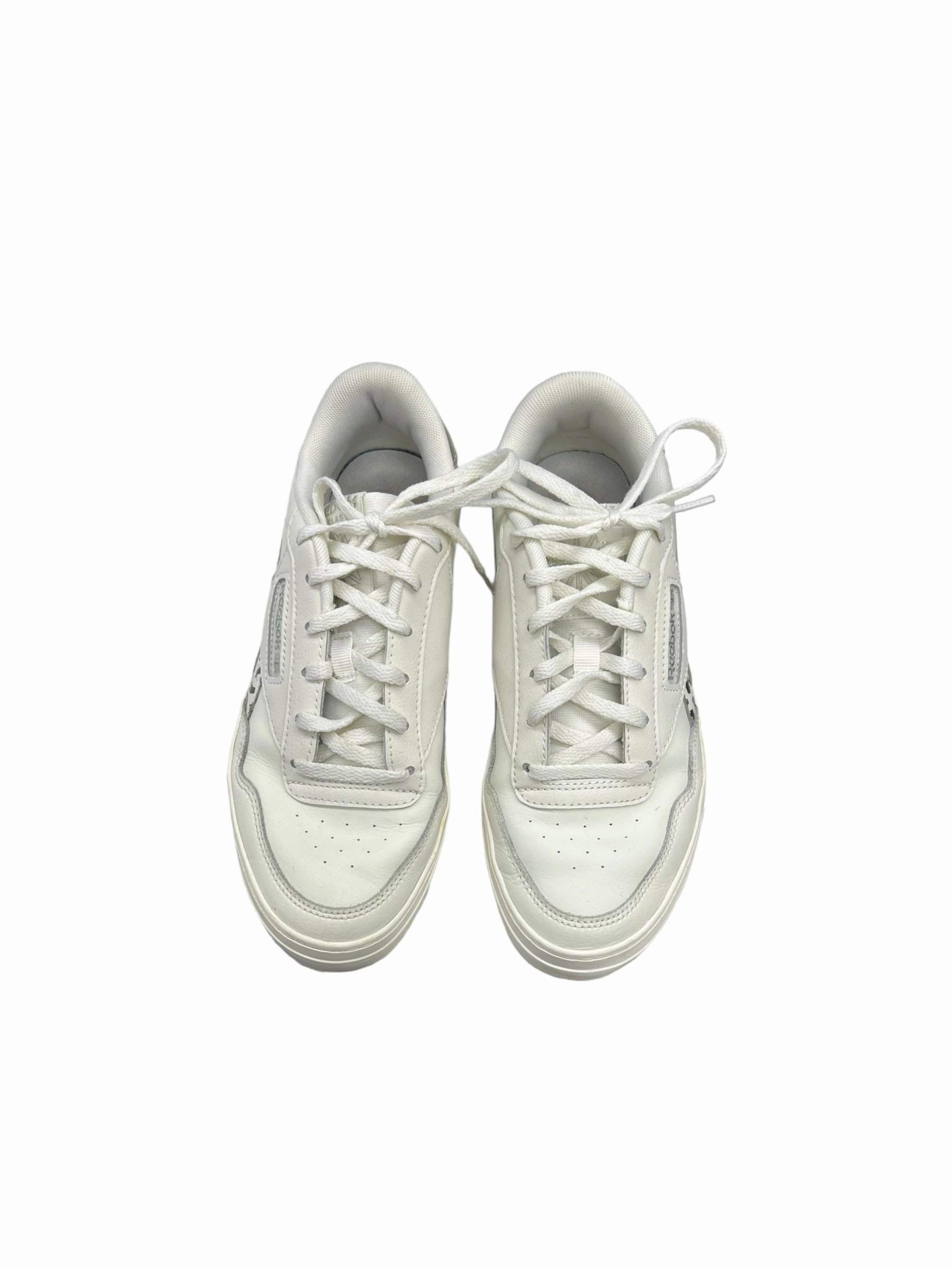 White Shoes Athletic Reebok, Size 7 Closed Toe Business Casual Shoes