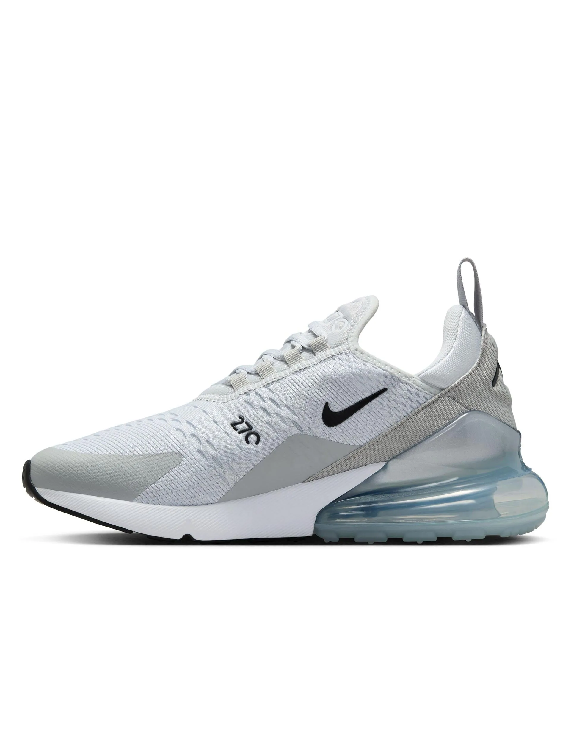 Air Max 270 Shoes - Pure Platinum/Black/Light Smoke Grey Nike React Gato Indoor Shoes Soccer