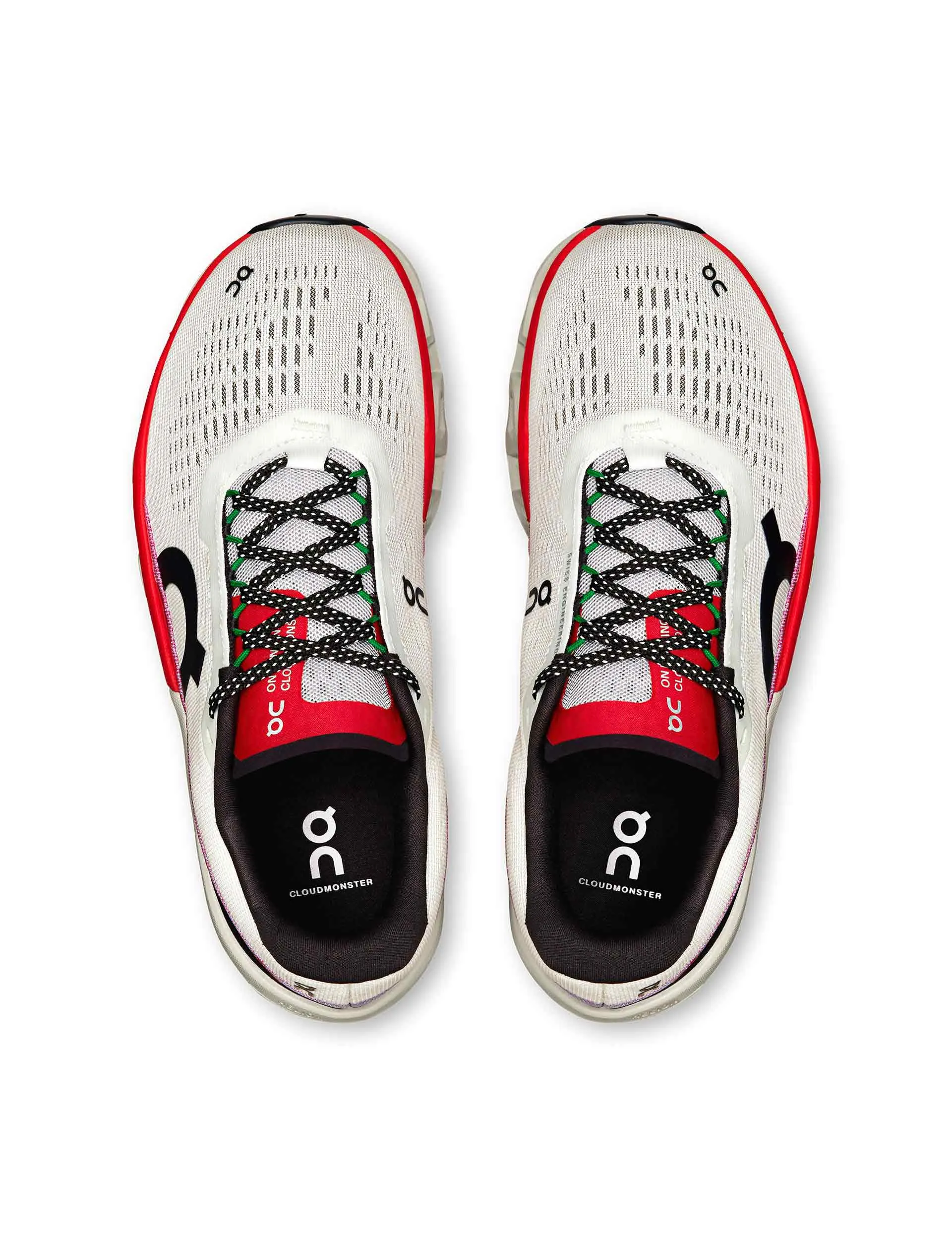 Javi Dominance Casual Shoes Cloudmonster 2 - Ivory/Red