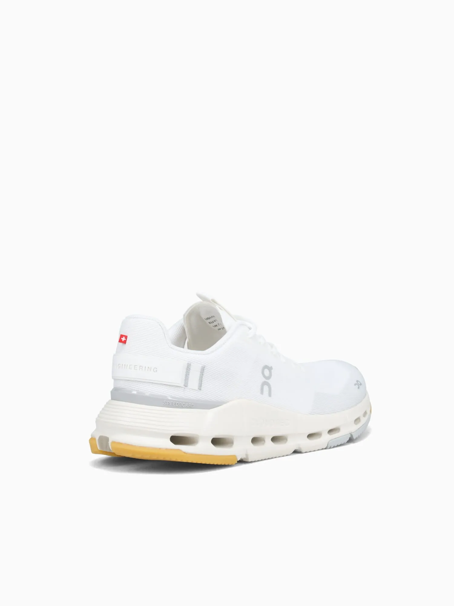 Casual Comfortable Business Slip On Shoes Cloudnova Form 2 White Ivory mesh