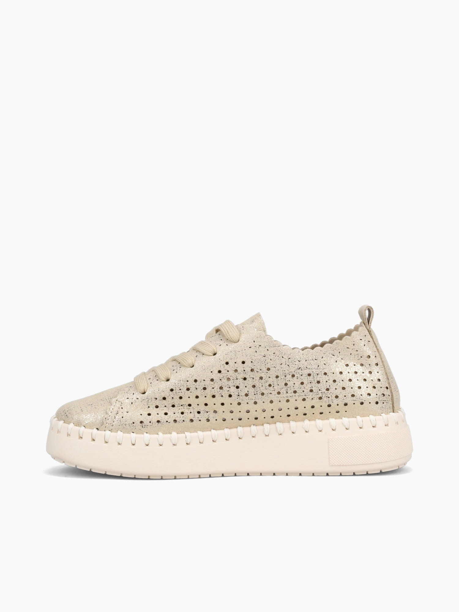 Coco Gold Microfiber Casual Slip On Summer Shoes