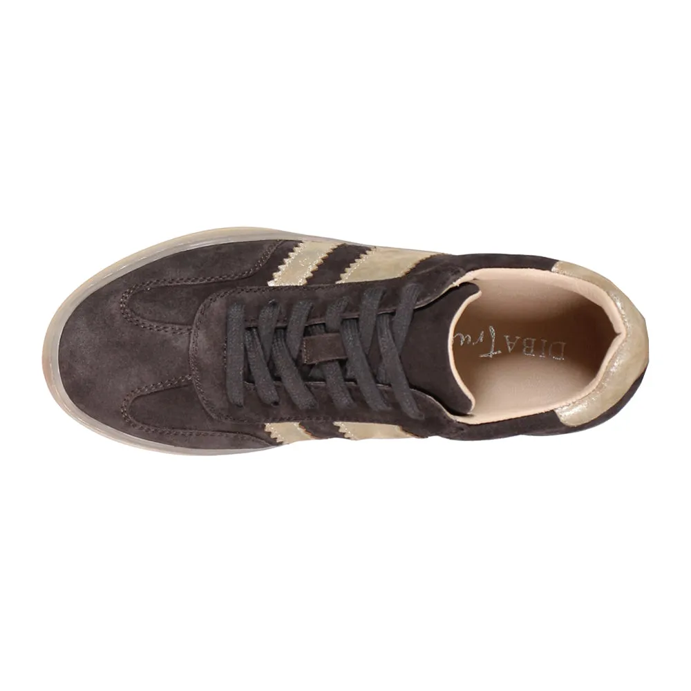 Jon Qwill Metallic Lace Up Sneakers Casual Weightlifting Shoes