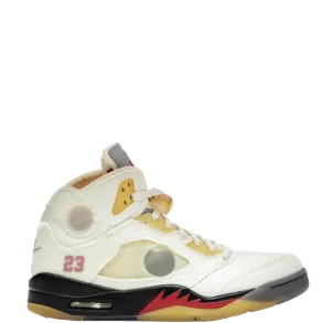 Nike Jordan 5 Retro Off White Sail And Sneakers