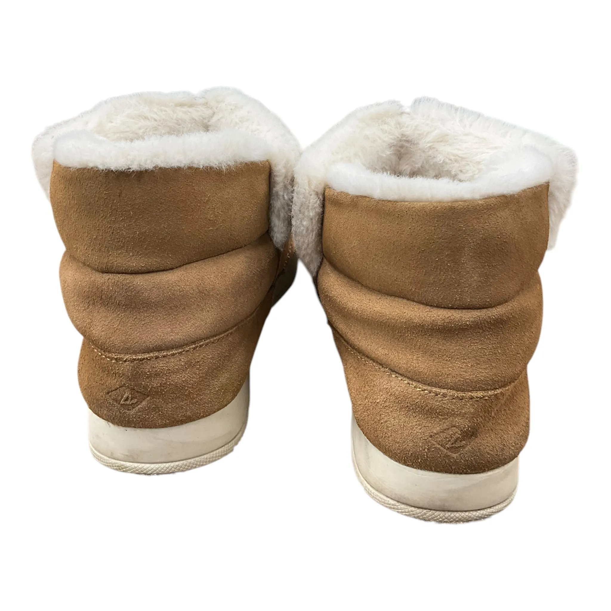 Boots Ankle Flats By Sperry In Tan, Size: 11 Navy Blue Dress Boots