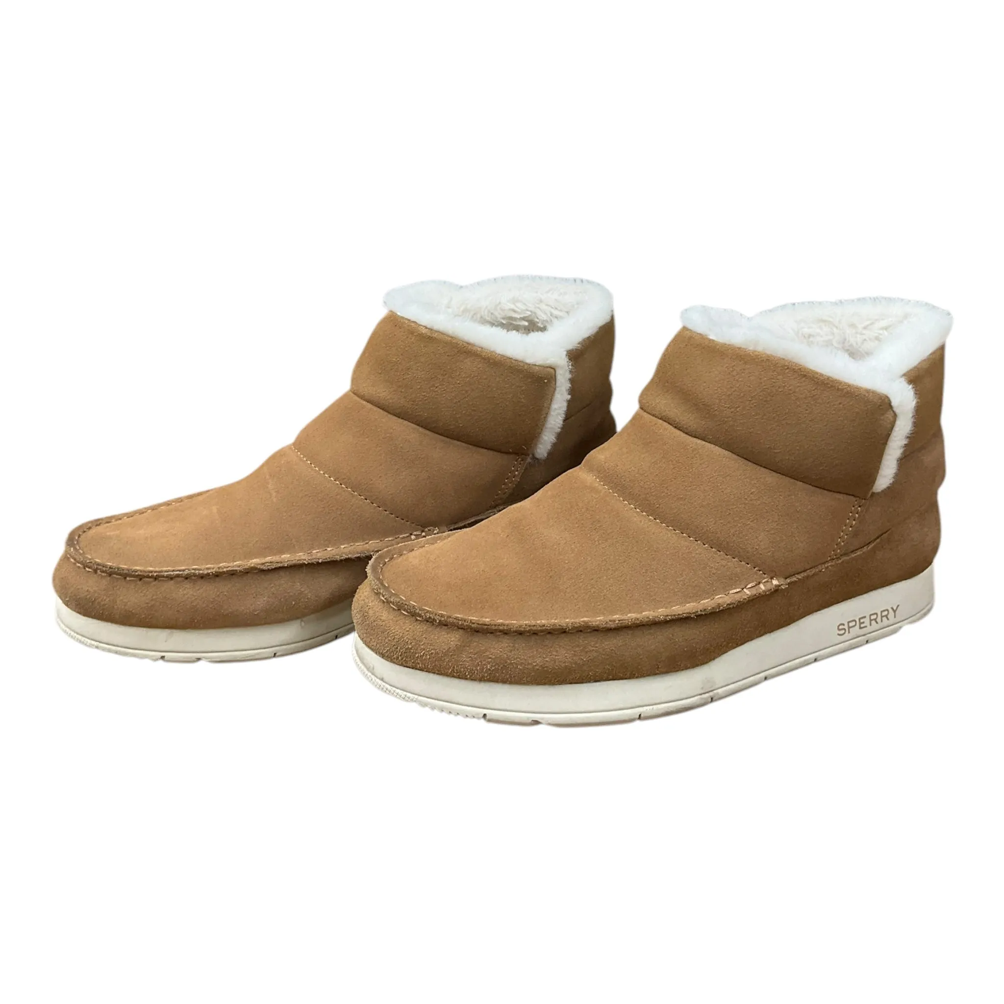 Boots Ankle Flats By Sperry In Tan, Size: 11 M.i.a Boots