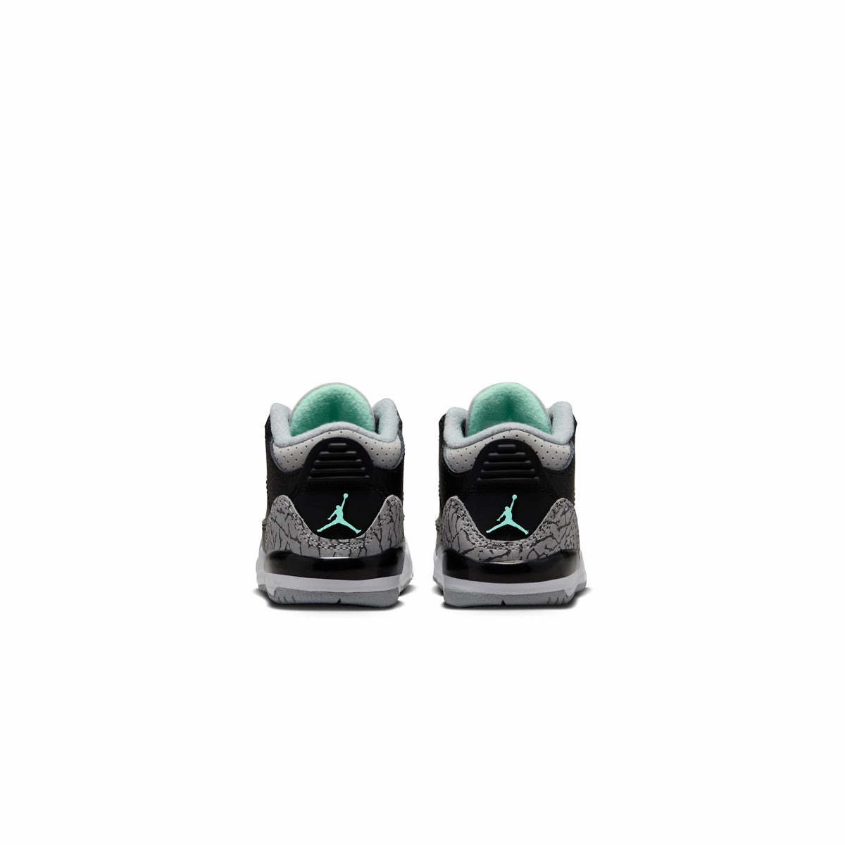 Safety Toe Sneakers Toddlers Air Jordan 3 Retro 'Green Glow'