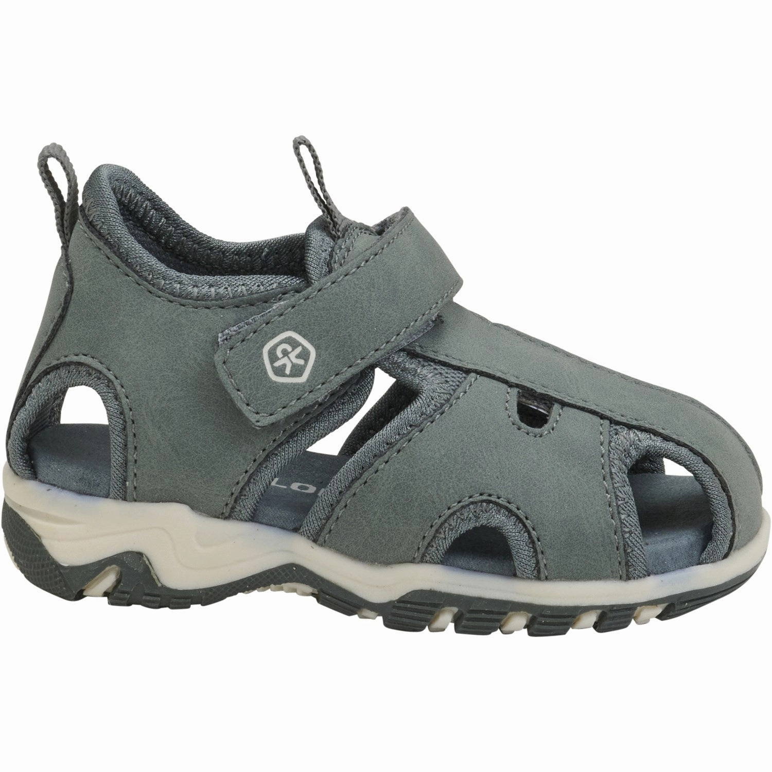 Color Kids Balsam Green Baby Sandals W. Velcro Strap Tiddies Sandals Inc