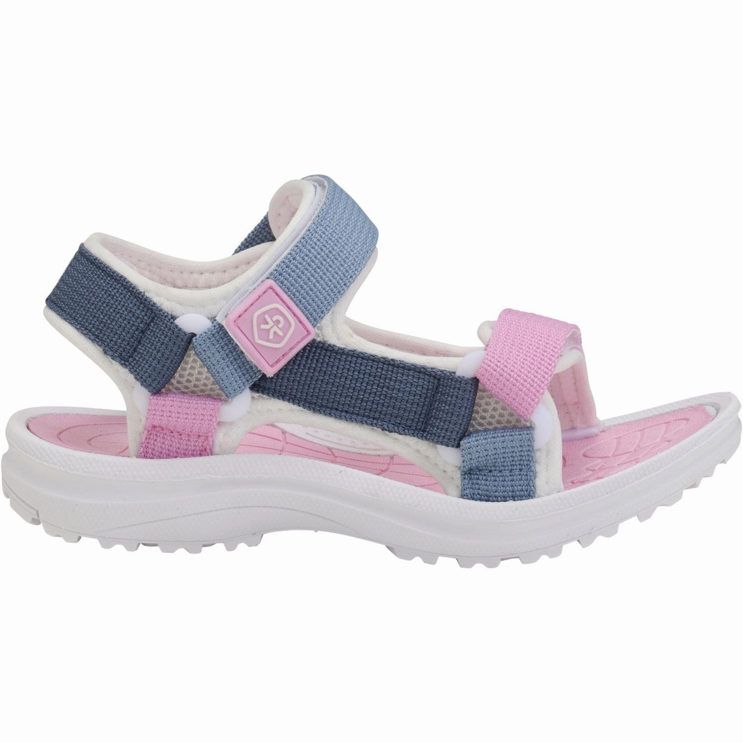 Color Kids Orchid Colorblock Sandals W. Velcro Sandals Jamaica Vacation