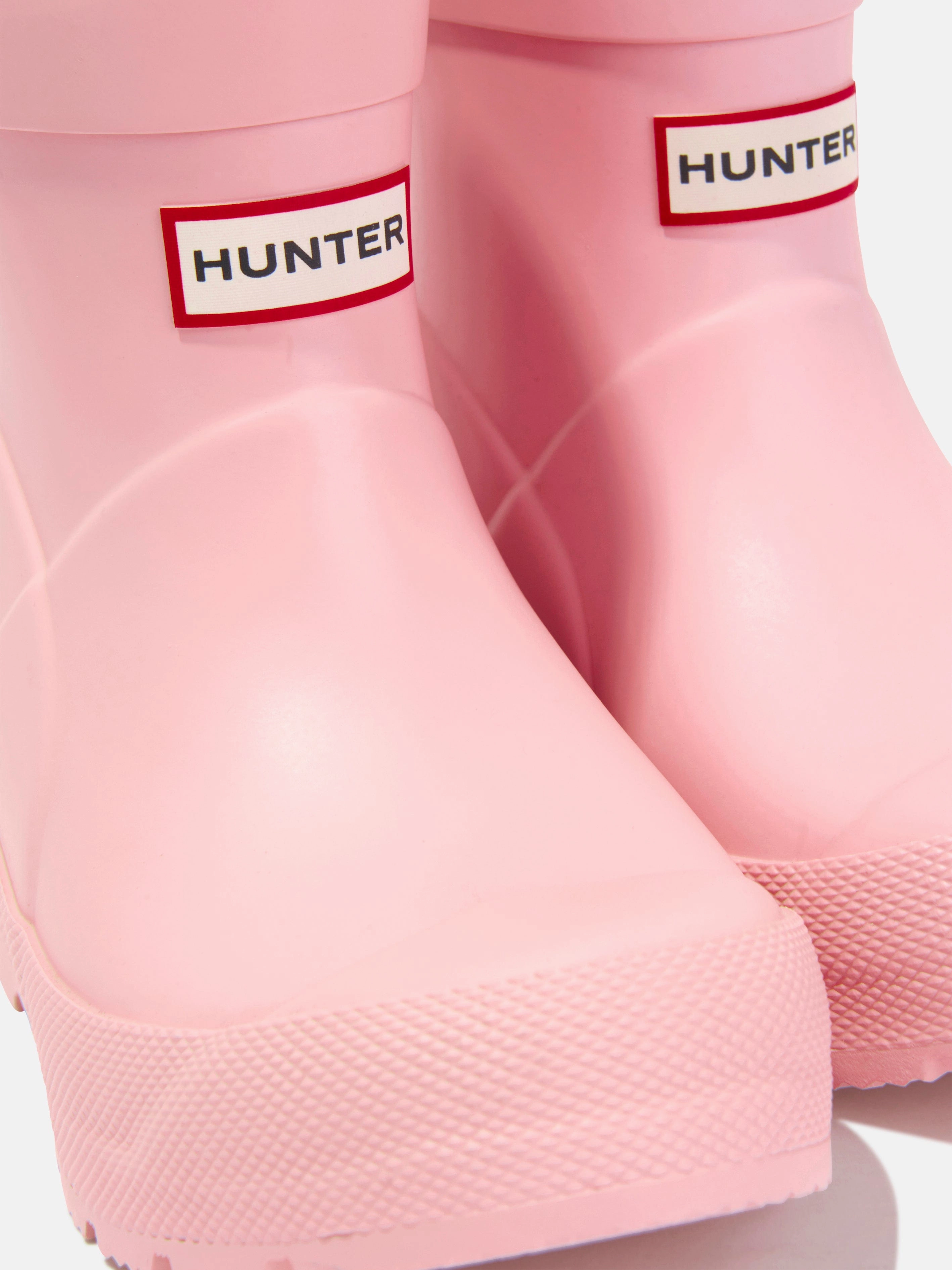 Over Knee Boots For Wide Calves Hunter Girls Play Wellington Boots in Pink
