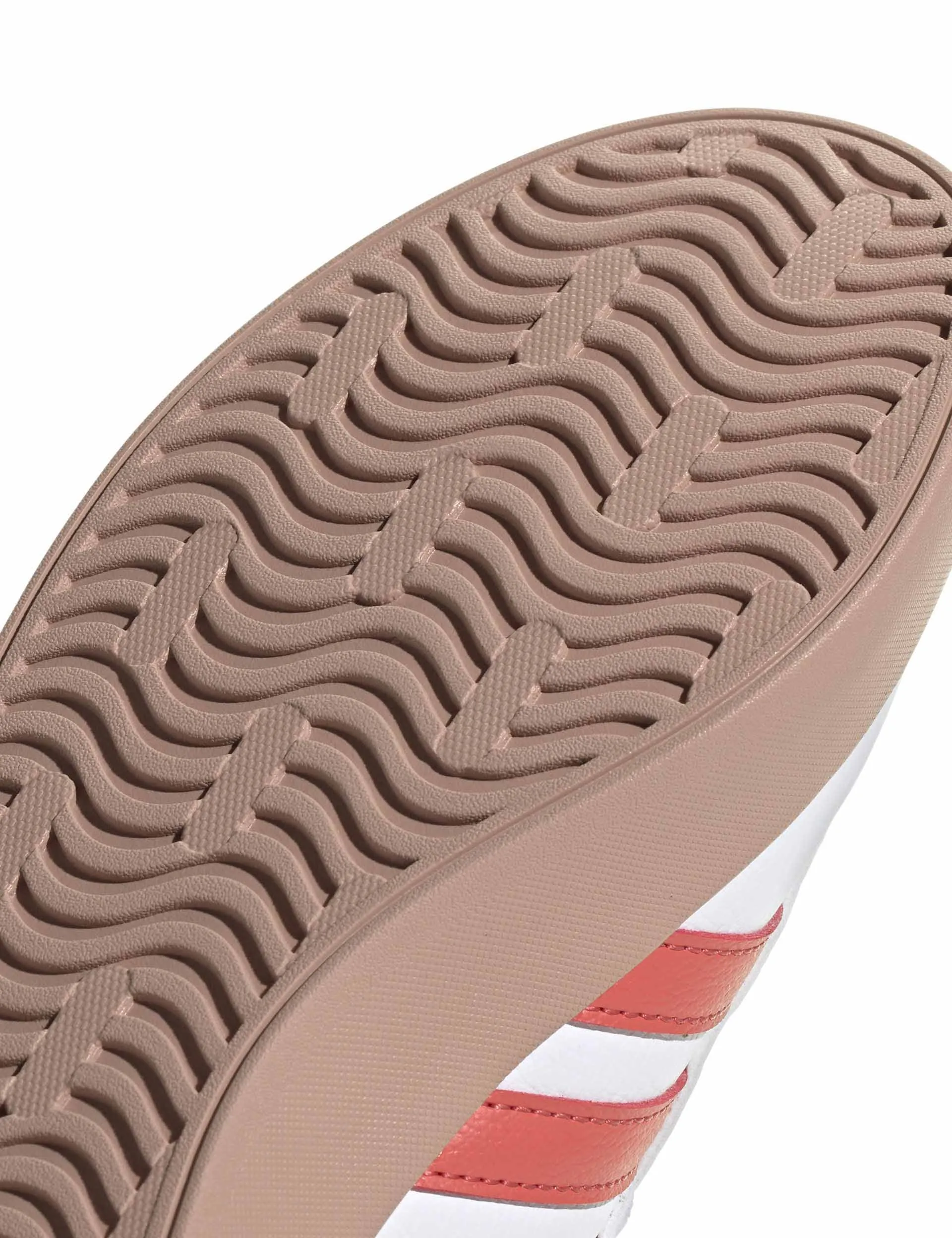 VL Court 3.0 Shoes - Cloud White/Preloved Scarlet/Gold Metallic Dress Shoe Casual