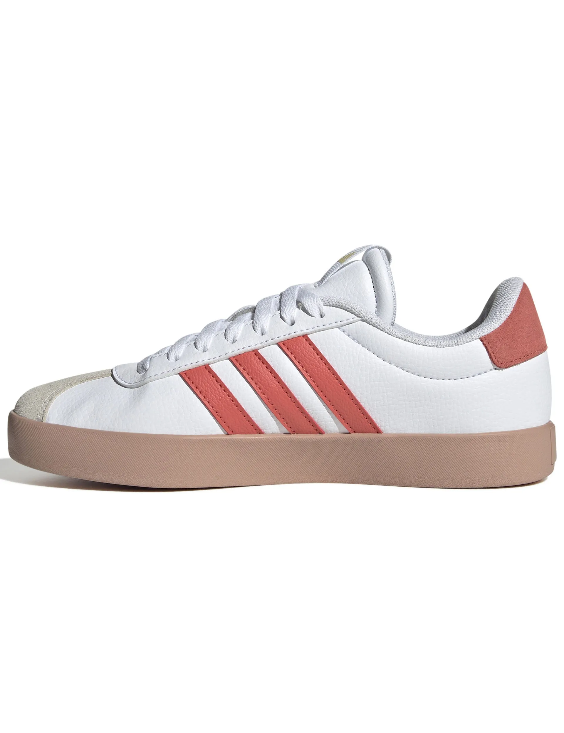 VL Court 3.0 Shoes - Cloud White/Preloved Scarlet/Gold Metallic Rs-trck Casual Shoes