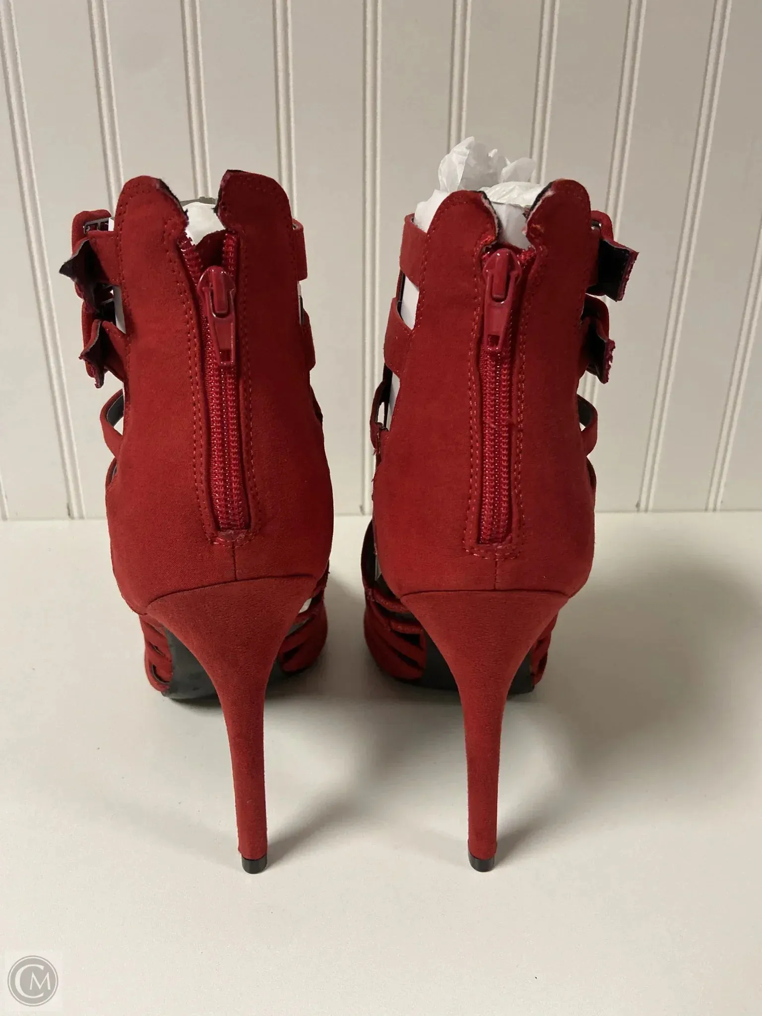 Shoes Heels Stiletto By Guess In Red, Size: 11 Smart Casual Comfortable Shoes
