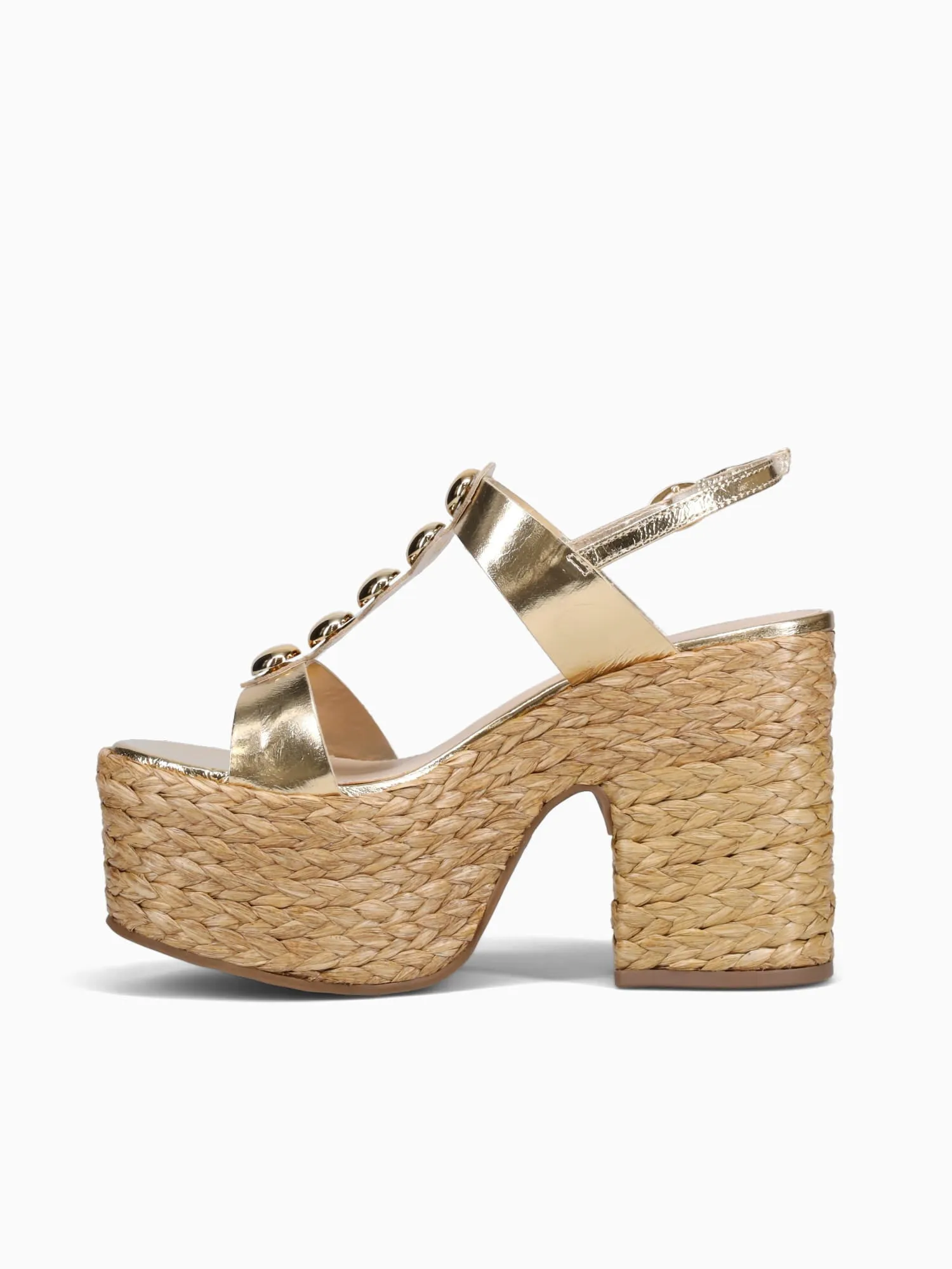 Siany Lt Gold Metalic Casual Shoes To Wear With Linen Pants
