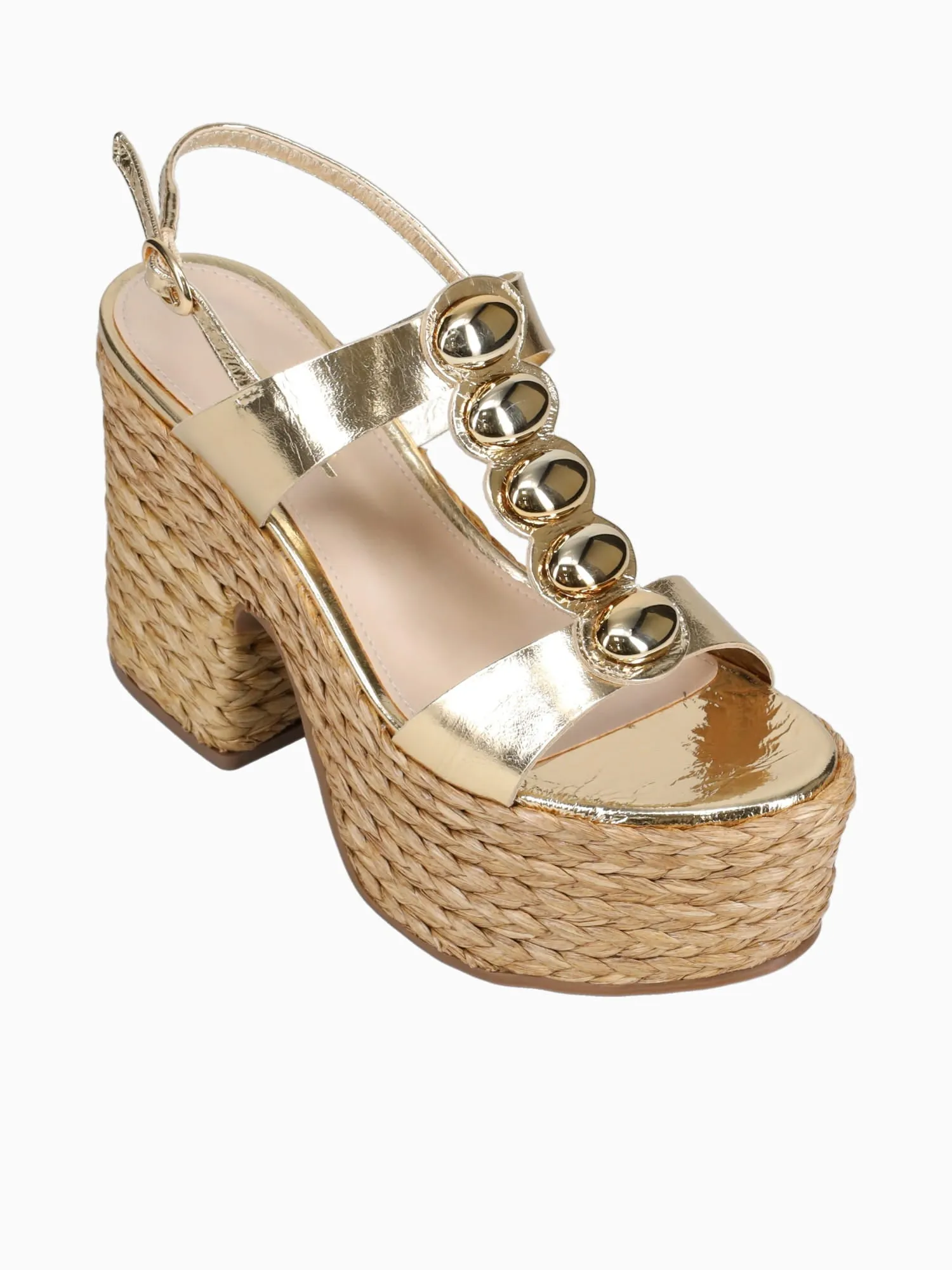 Ariat Casual Shoes Siany Lt Gold Metalic