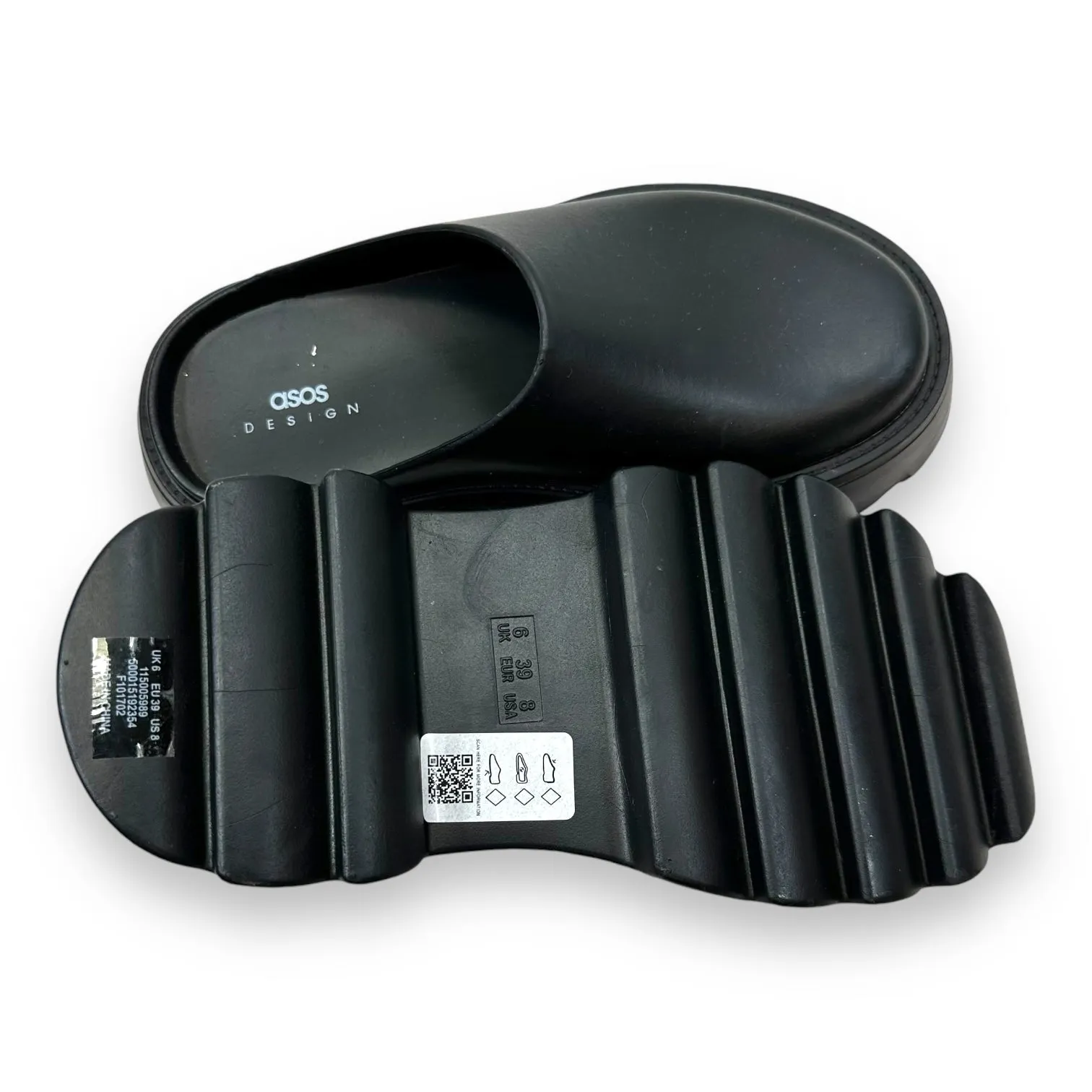 Sparkle Flat Shoes Shoes Flats By Asos In Black, Size: 8