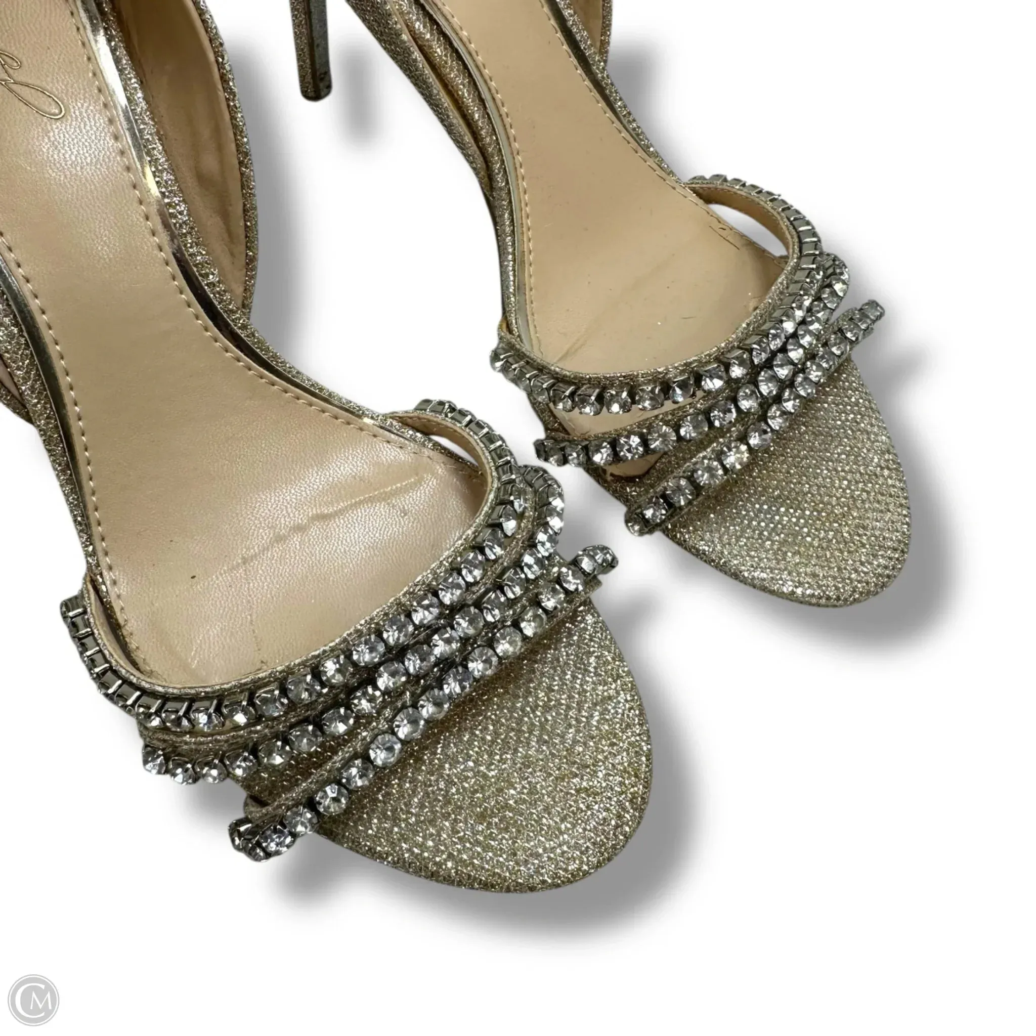 Shoes Heels Stiletto By Jewell In Gold, Size: 7 Shoes Appropriate For Business