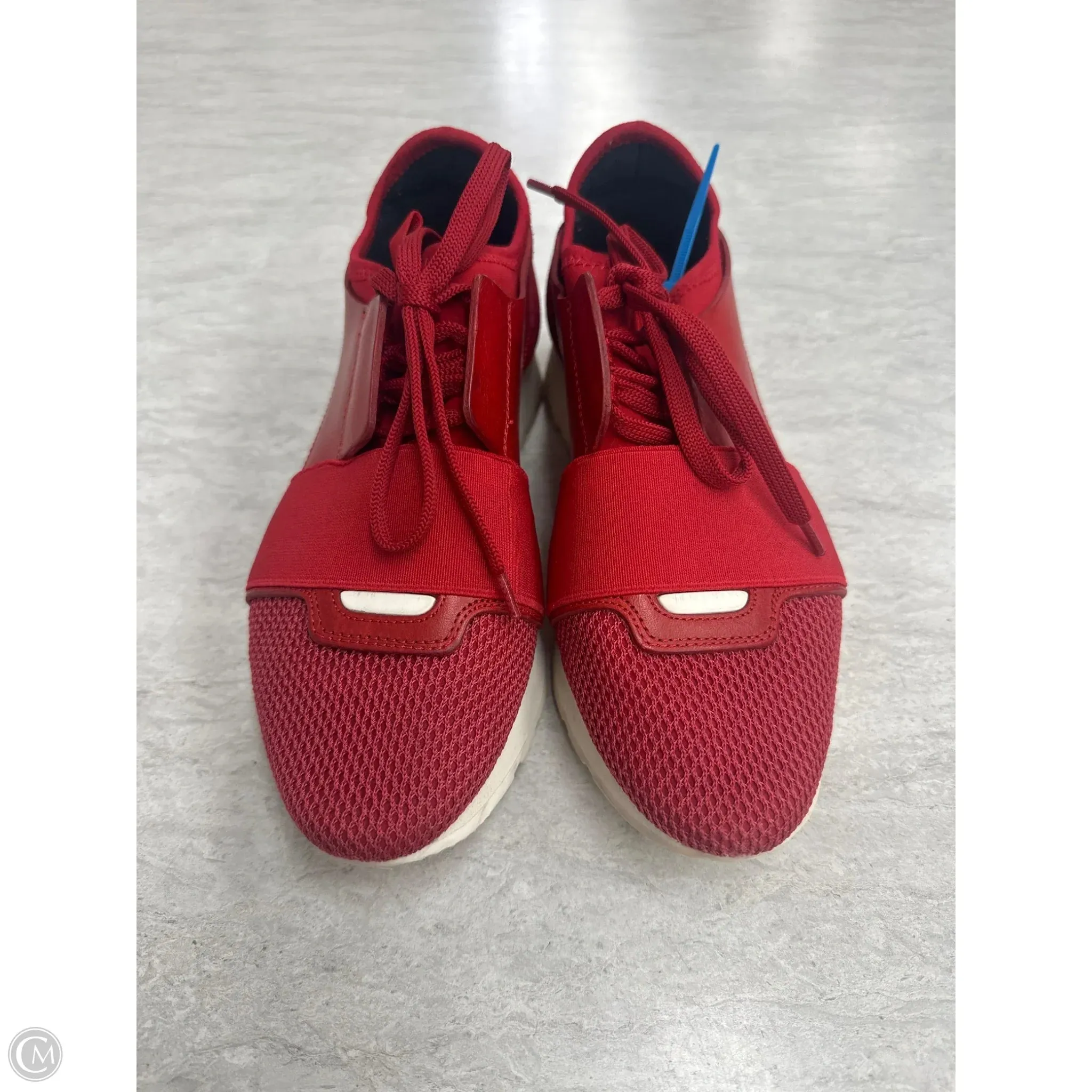 Shoes Luxury Designer By Balenciaga In Red, Size: 6 Chelsea Casual Shoes