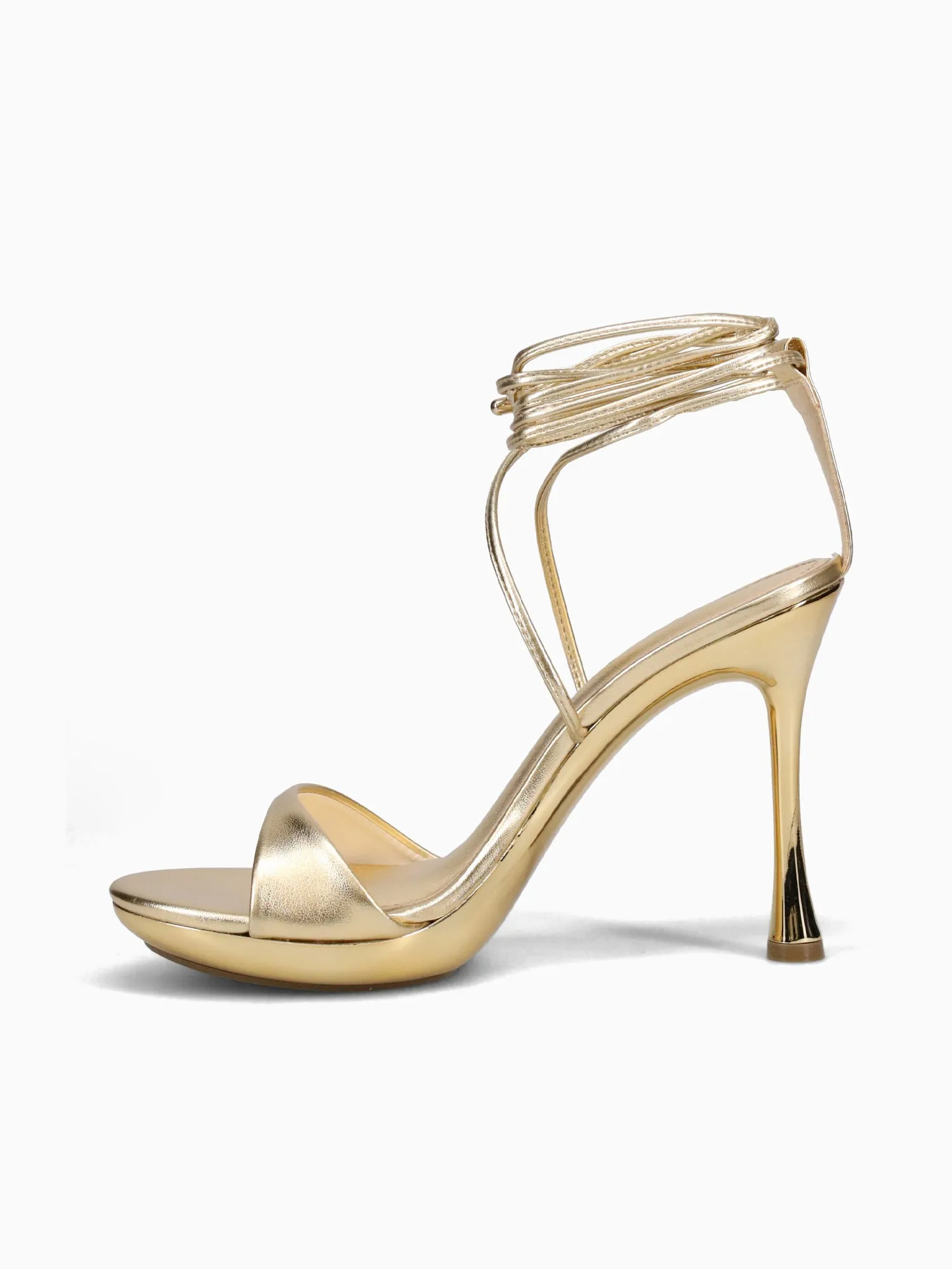 Monk Strap Shoes Casual Lucia Gold Nappa Metal