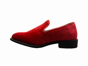 Casual Athletic Shoes Jodano 2343465 Slip On Boys Dress Shoes Red