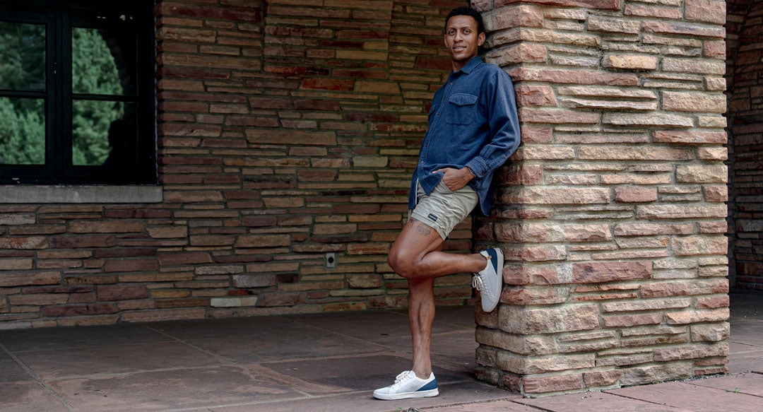 Casual Comfortable Shoe Cannon Knit M 2.0 White / Navy