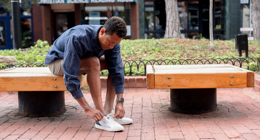 Hamilton Casual Shoes Cannon Knit M 2.0 White / Navy