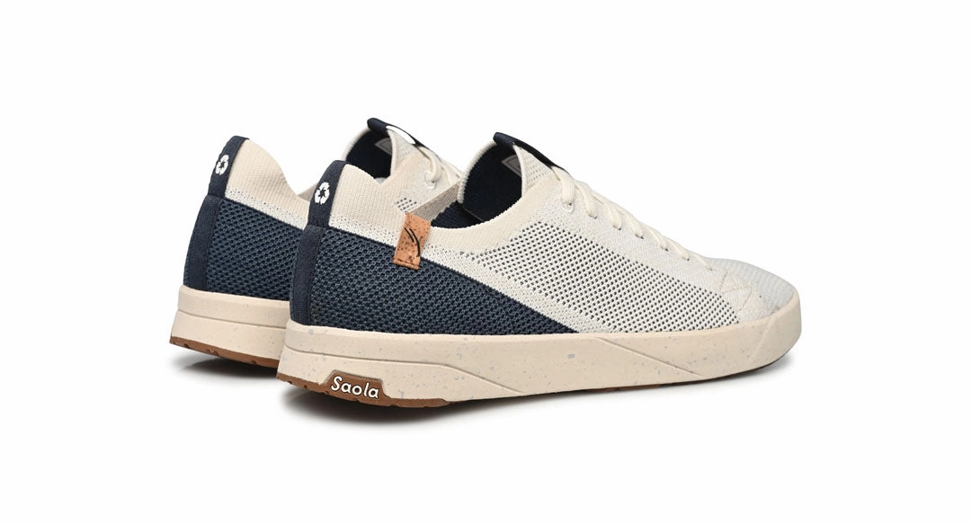 Cannon Knit M 2.0 White / Navy Summer Dress Casual Shoes