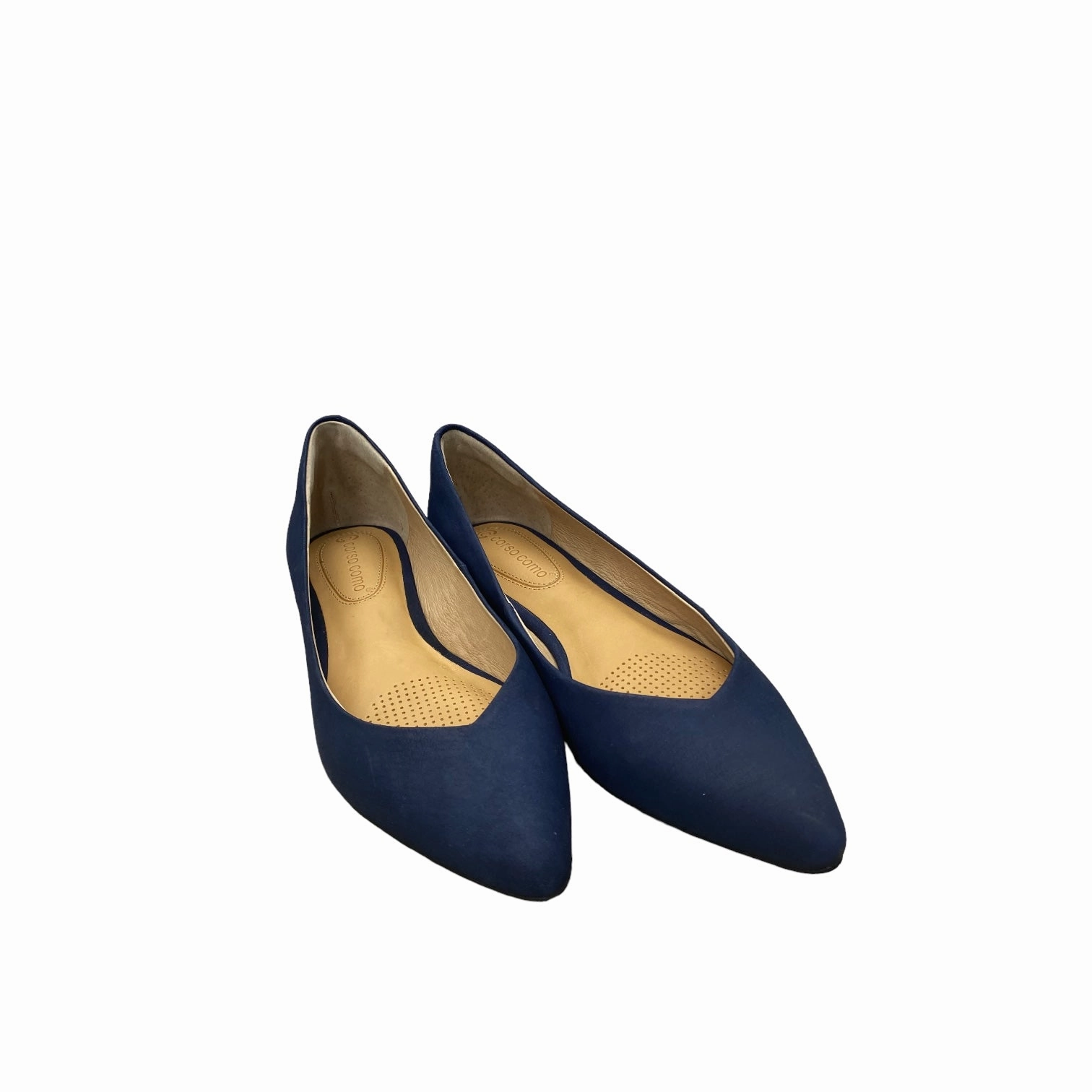 Navy Shoes Flats Corso Como, Size 6 Flats Comfortable Shoes