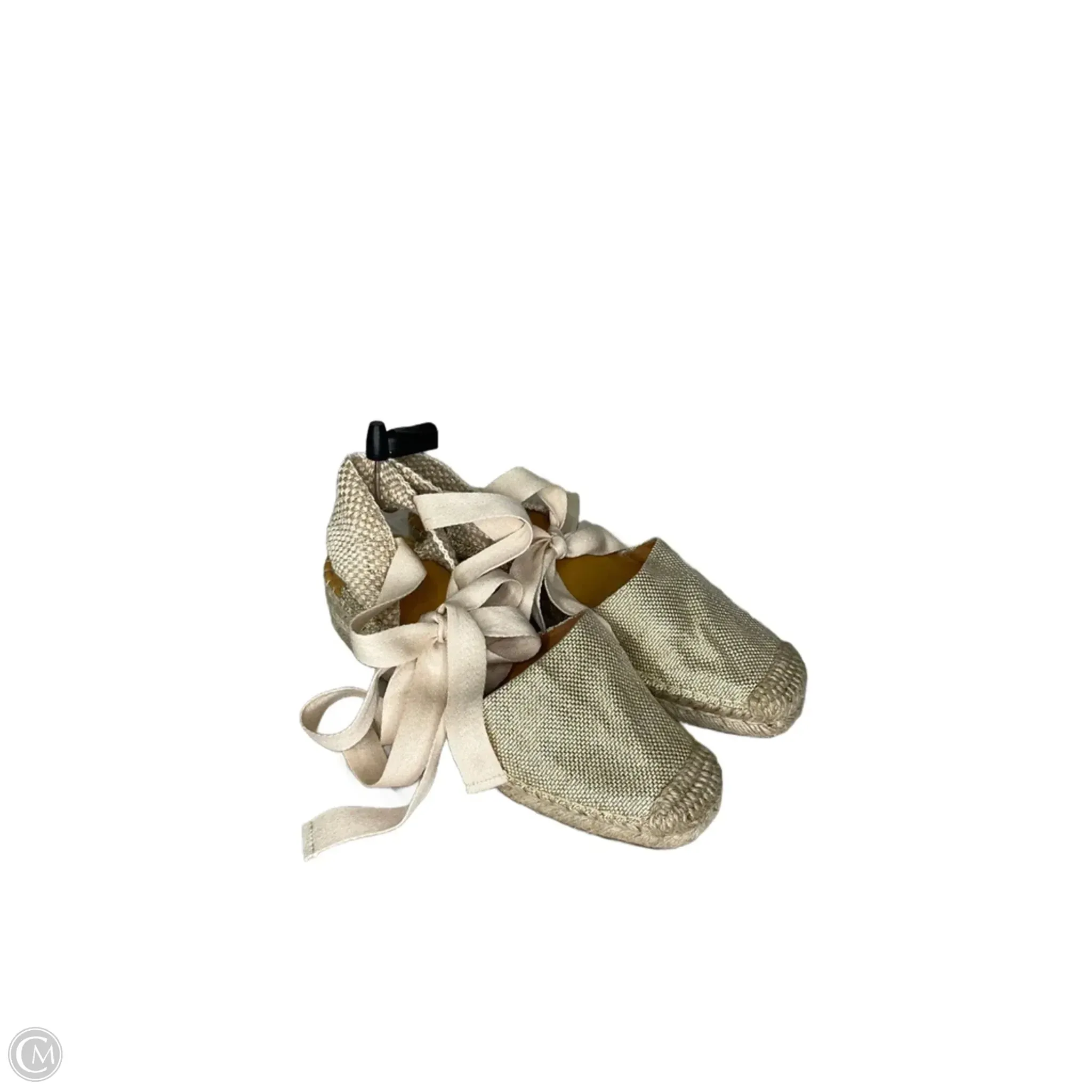 Shoes Heels Wedge By Franco Sarto In Gold, Size: 8 Casual Slides Shoes