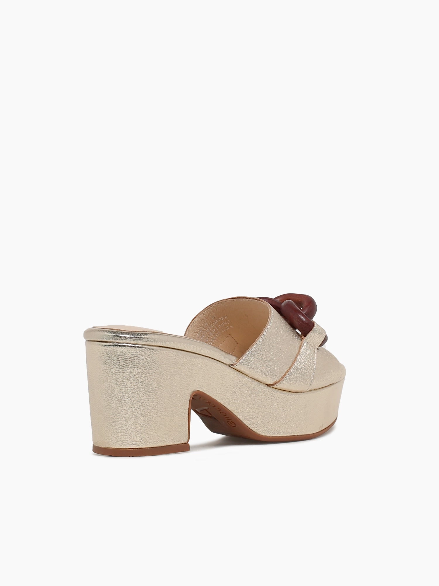 Daily Wear Leather Casual Shoes Grecia Lt Gold Leather