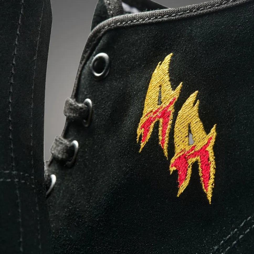 Casual Shoes To Style With A Suit Commute Vans Andrew Allen Authentic High VCU Black Shoes