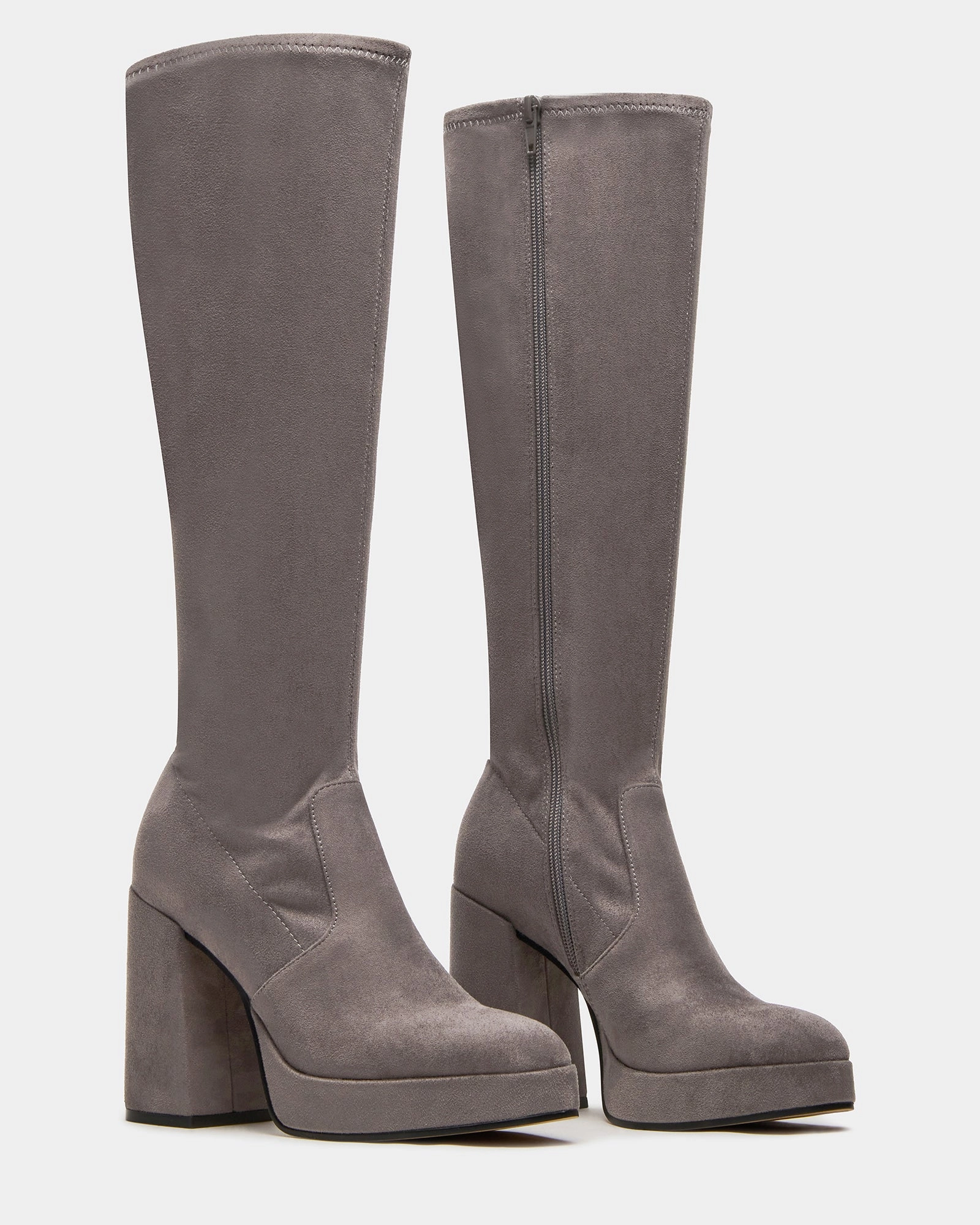 TWAIN GREY Tall Fall Boots