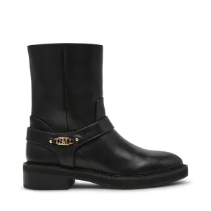Caulk Boots Loophole Bootie BLACK LEAT