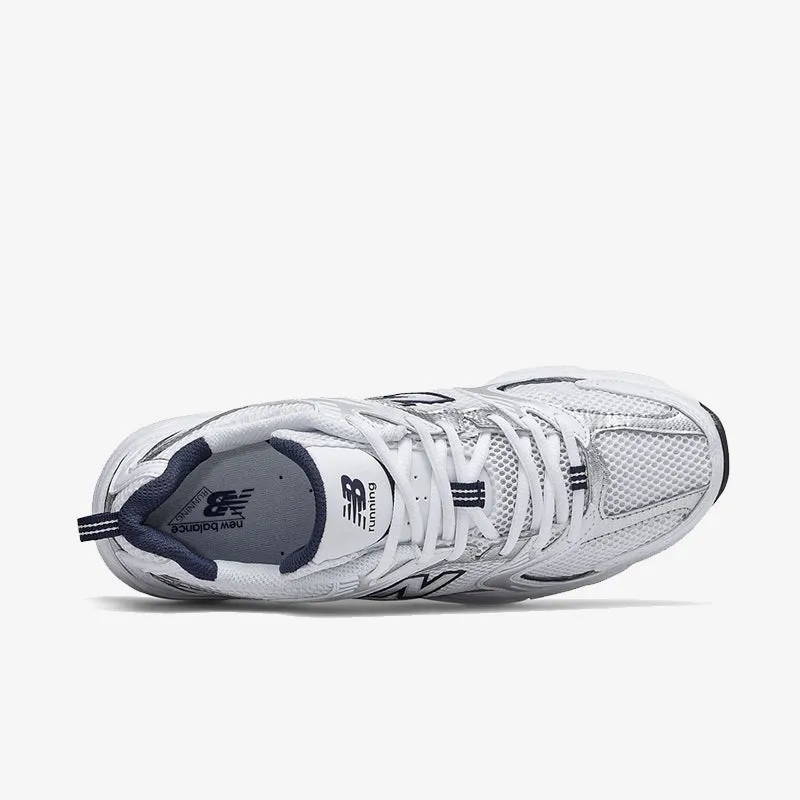 New Balance 530 "White Silver Navy" New Balance White Mens Shoes