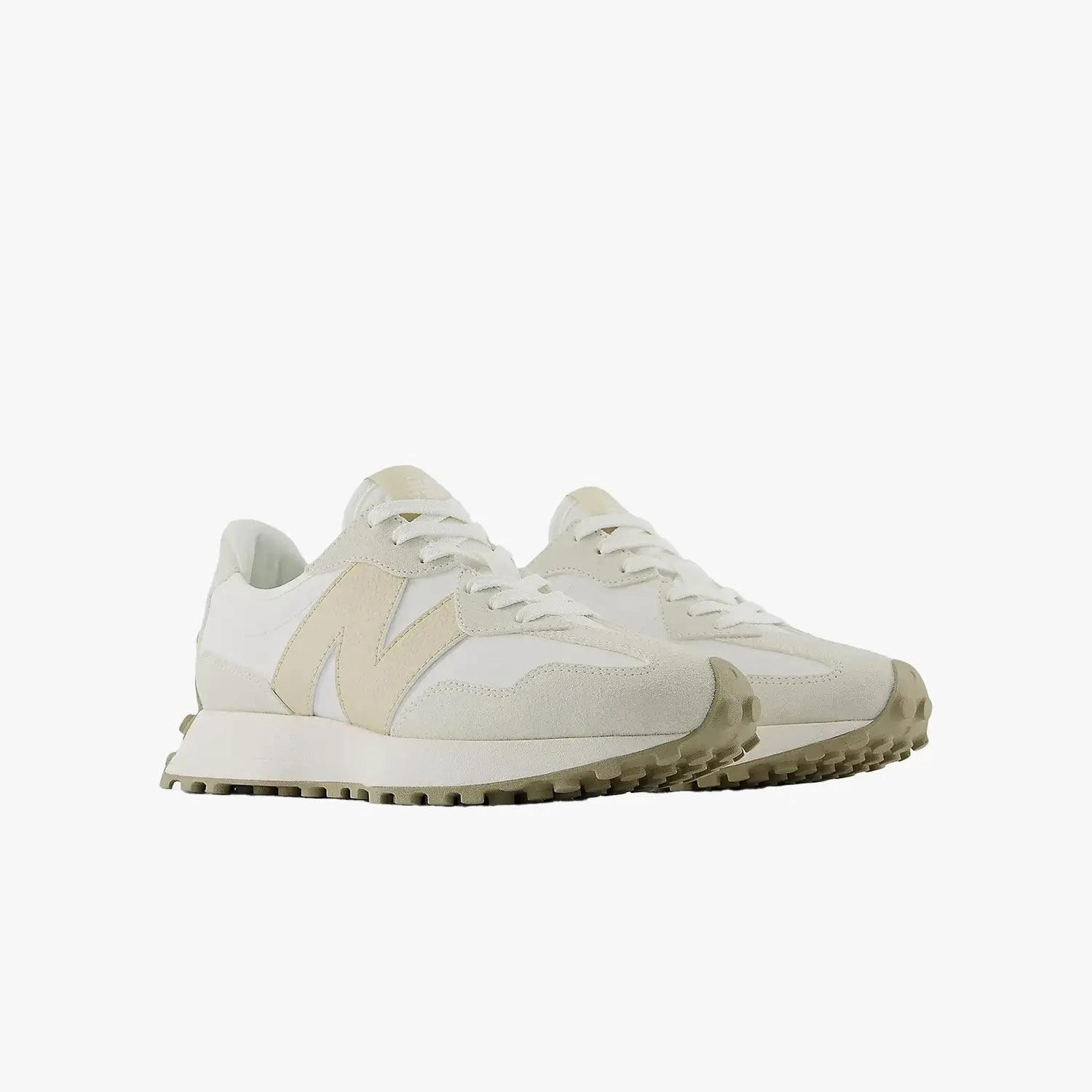 Women's 327 "Sea Salt Sandstone" Navy White New Balance