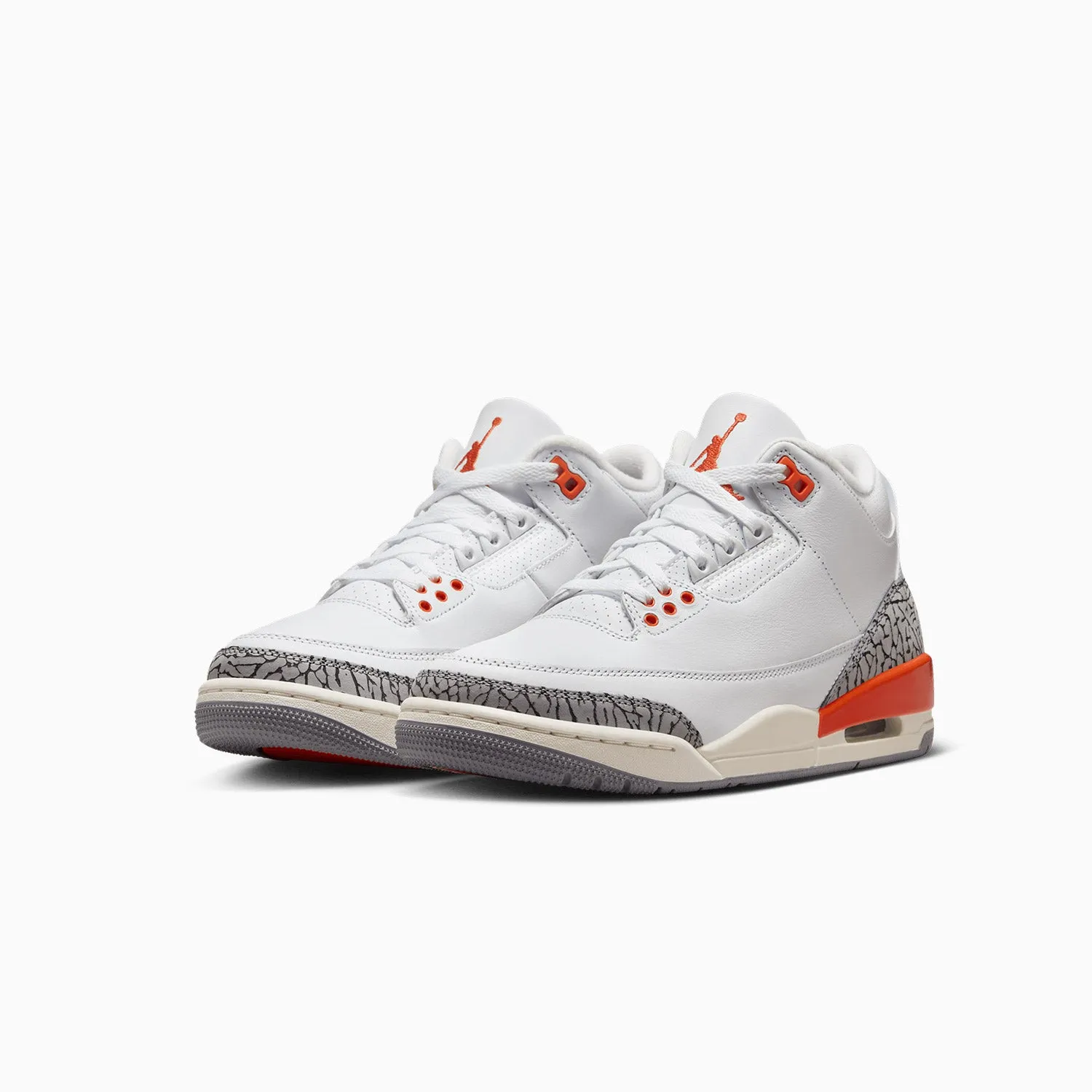 Women's Air Jordan 3 Retro "Georgia Peach" Red Bottoms Sneakers