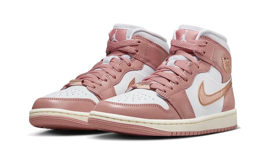 Air Jordan 1 Mid SE Red Stardust Nyc Sneakers