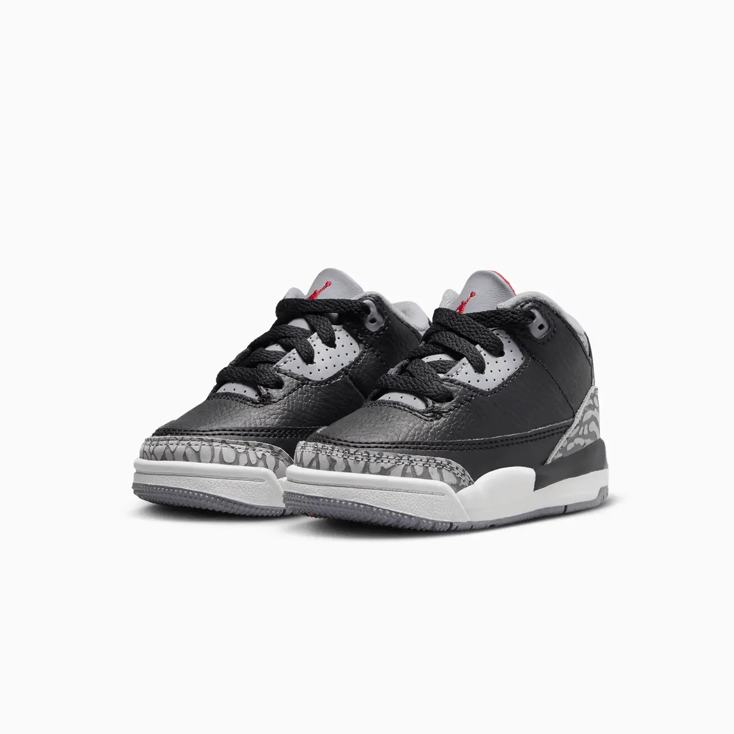 Hip Hop Dance Sneakers Kid's Air Jordan 3 Retro "Black Cement " Toddlers