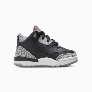 Kid's Air Jordan 3 Retro "Black Cement " Toddlers Adrenaline Sneakers