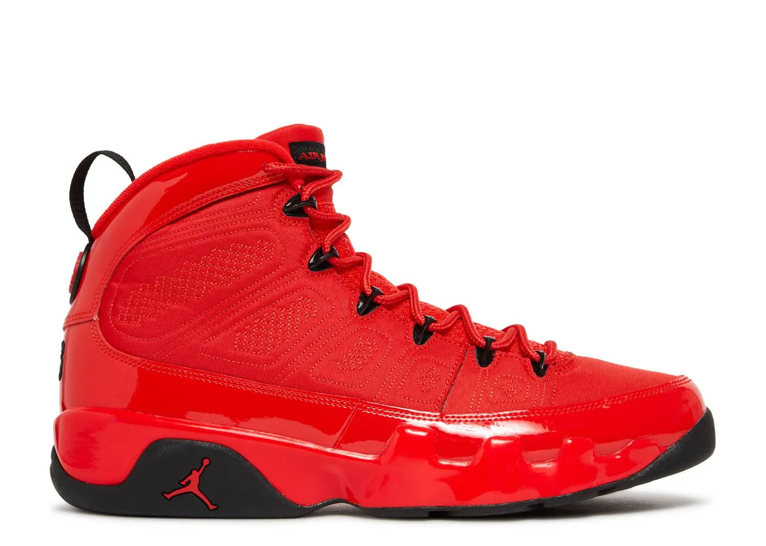 Air Jordan 9 Retro "Chile Red" (Myrtle Beach Location) Humana And Silver Sneakers